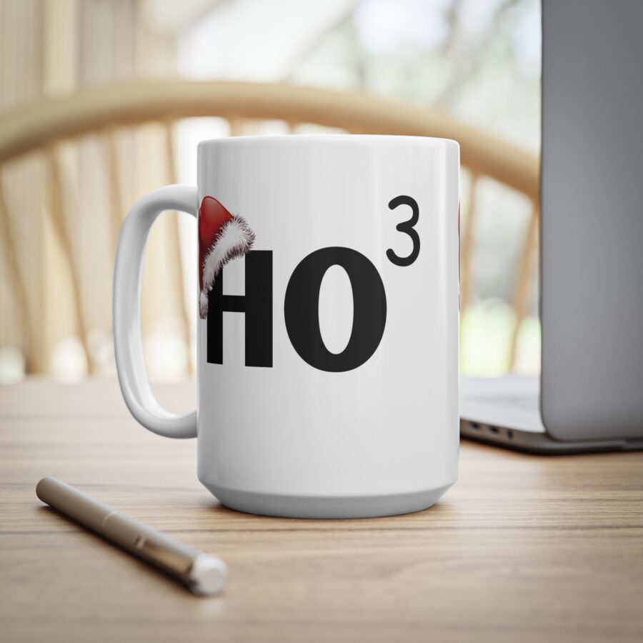 HO HO HO Christmas Mug - Ceramic Coffee Cups, 11oz, 15oz - Image 11