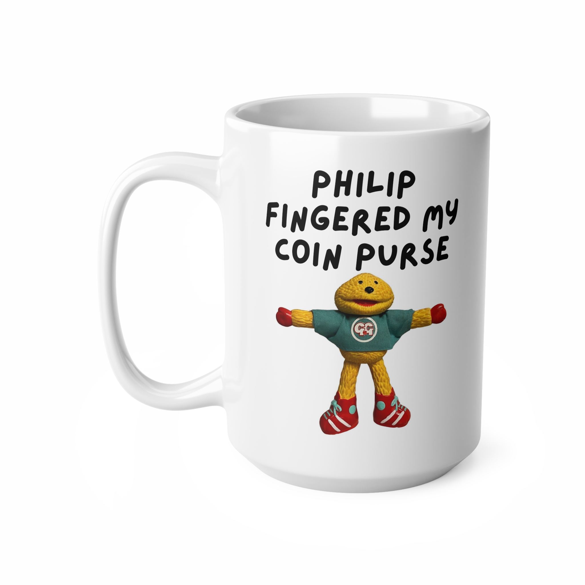 Philip Fingered My Coin Purse Rude Mug by RudeCuppa
