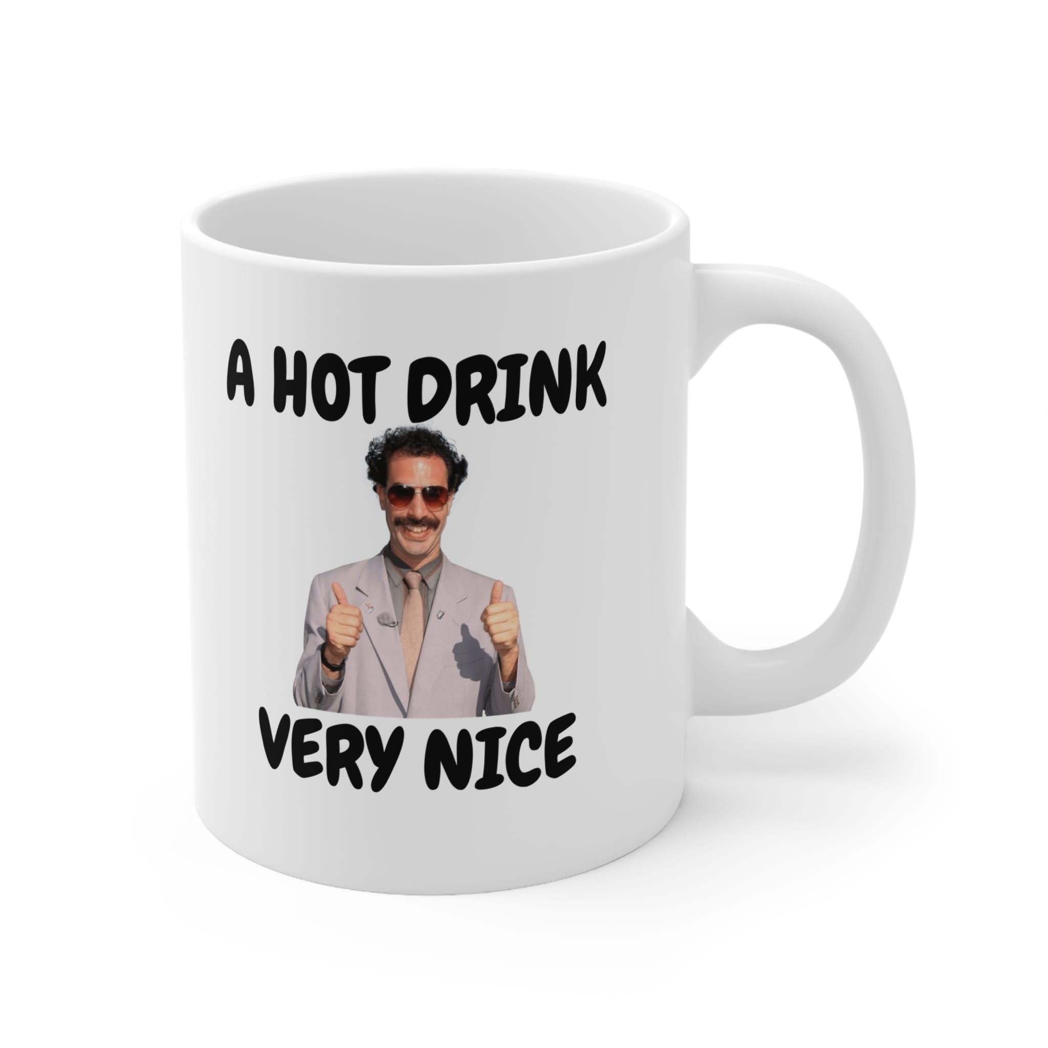 A Hot Drink Very Nice Funny Mug by RudeCuppa