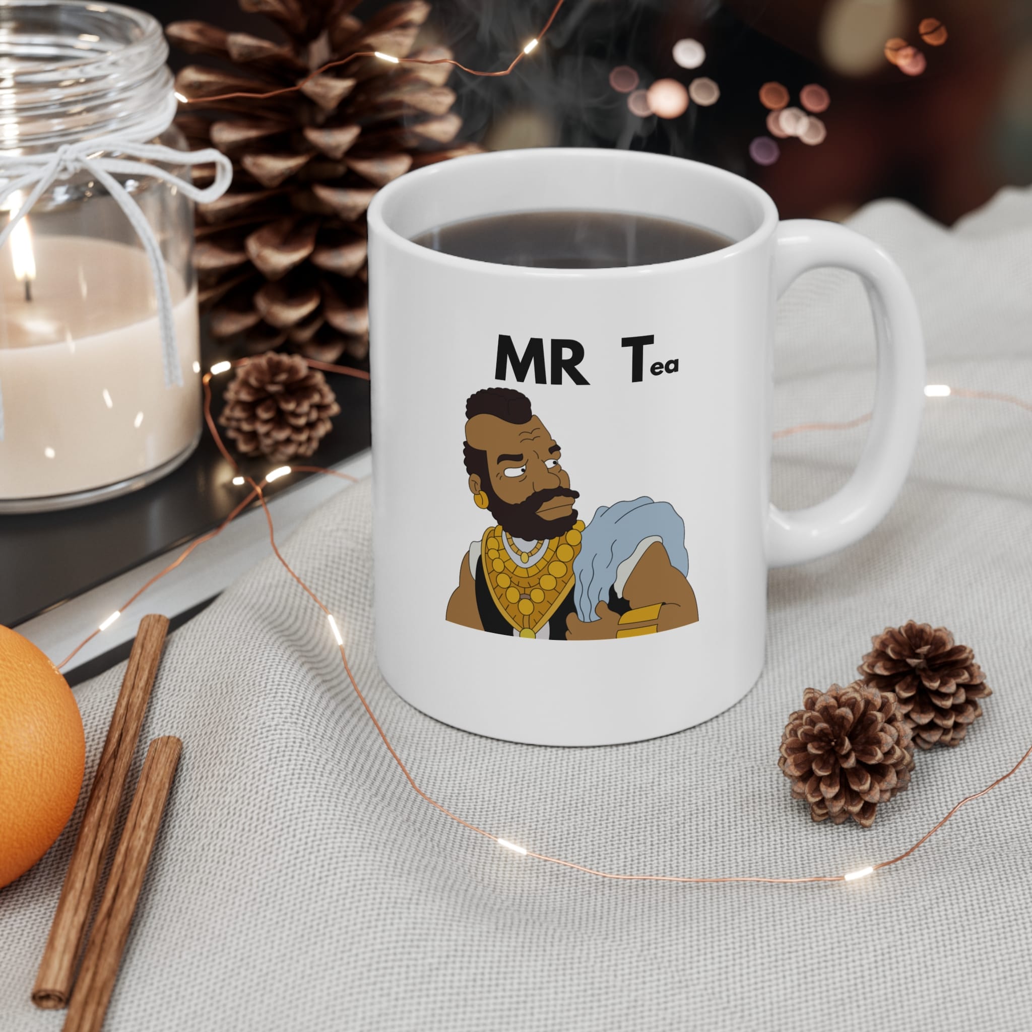 MR T Funny Mug by RudeCuppa