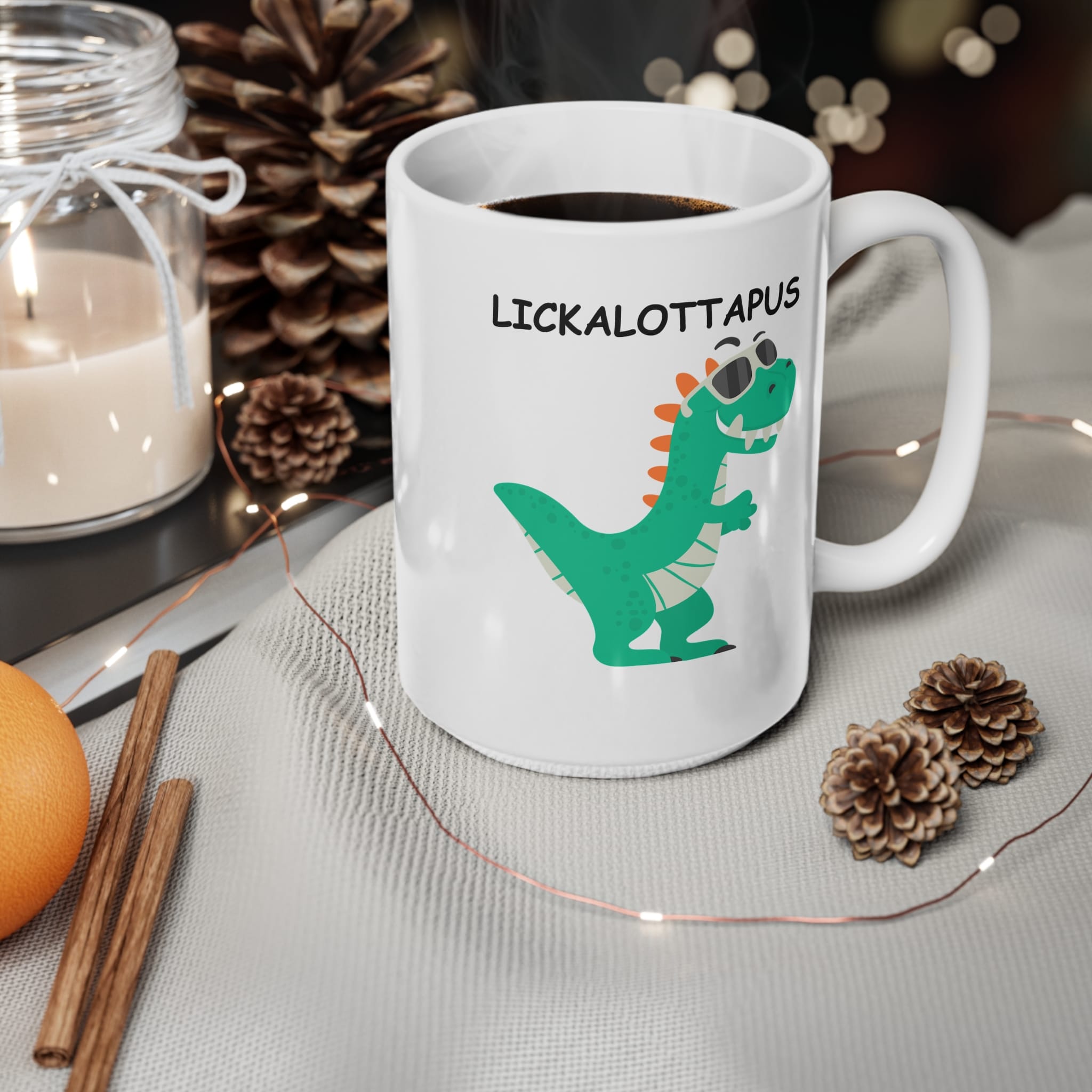 Lickalottapus Rude Mug by RudeCuppa