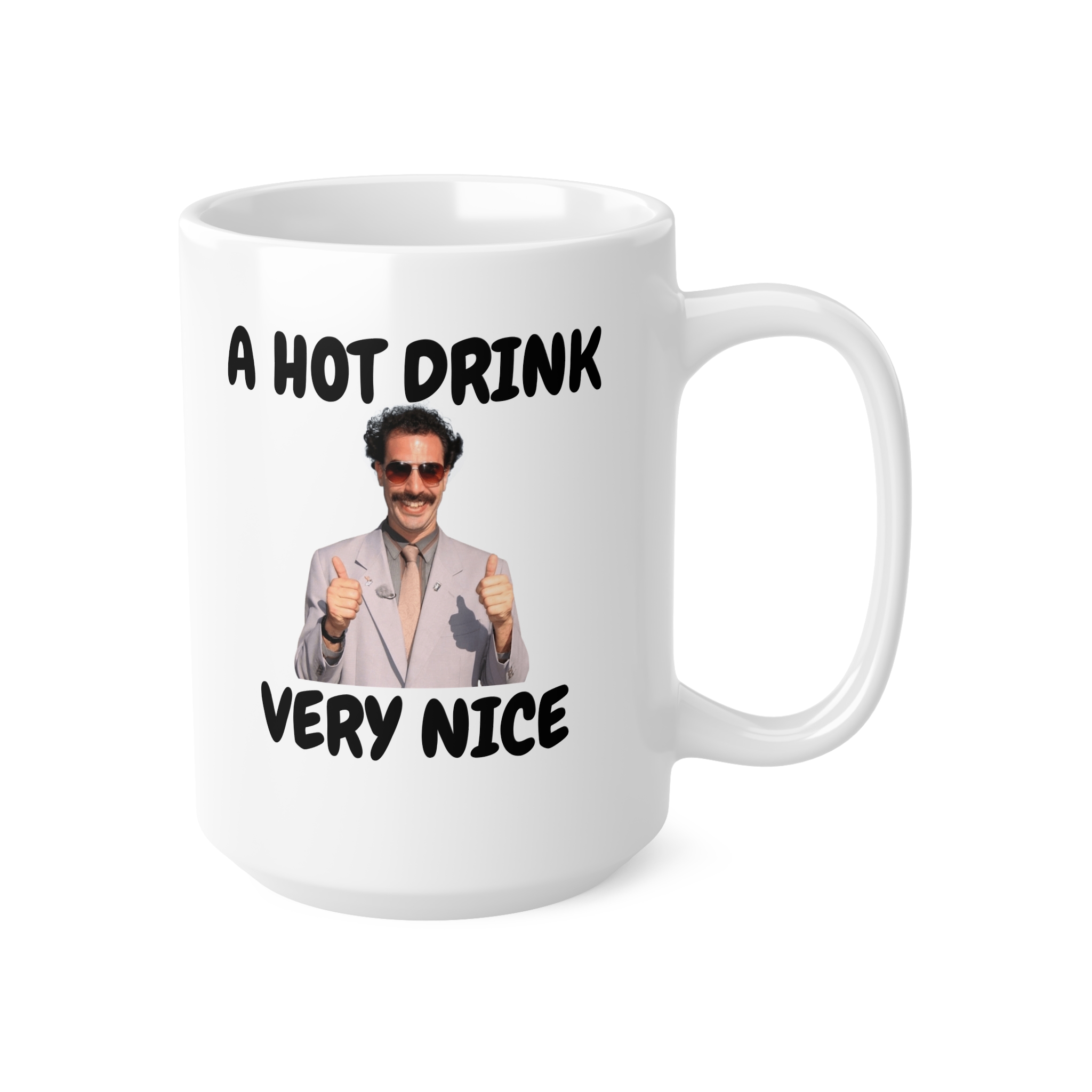Funny Hot Drink Mug by RudeCuppa