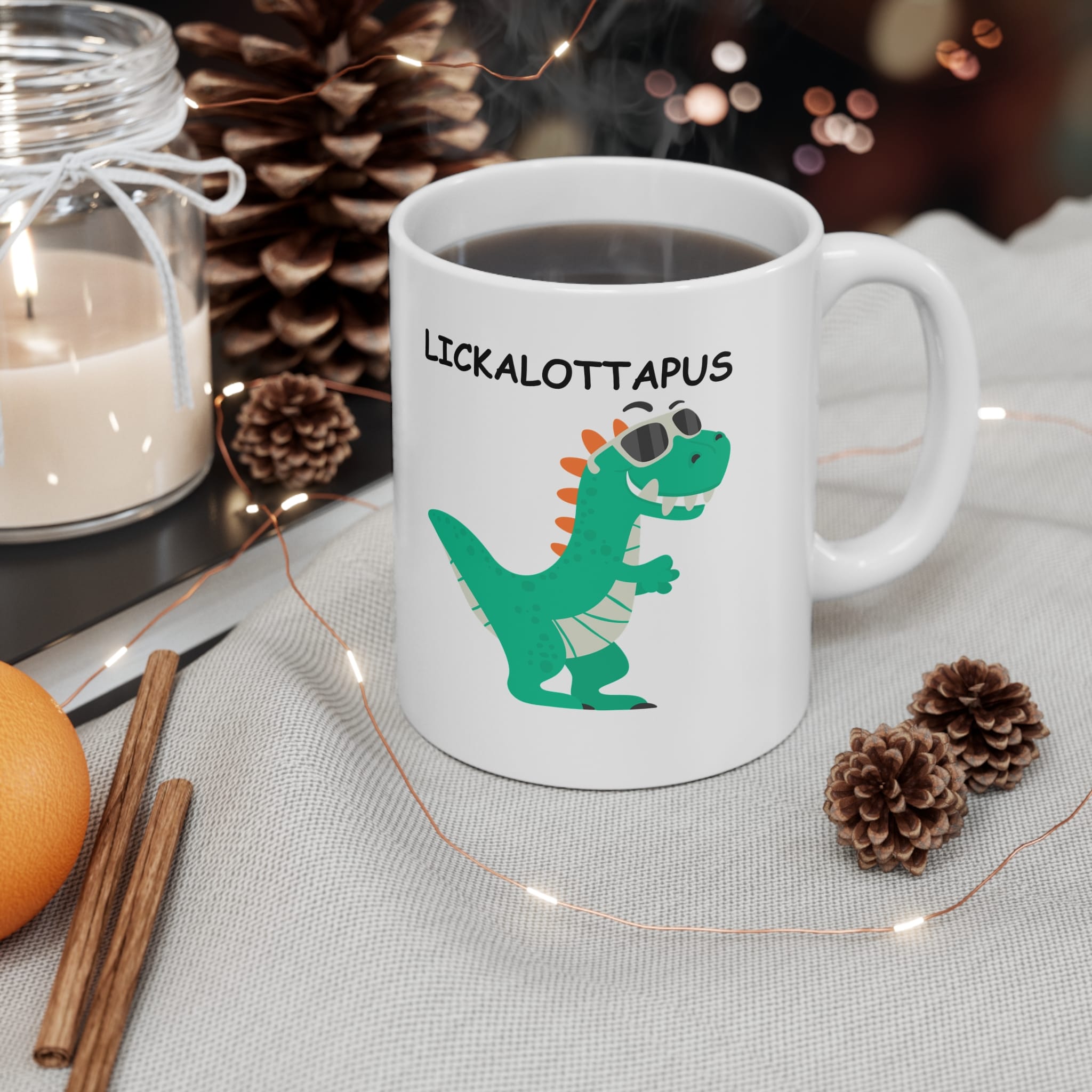 Lickalottapus Rude Mug by RudeCuppa