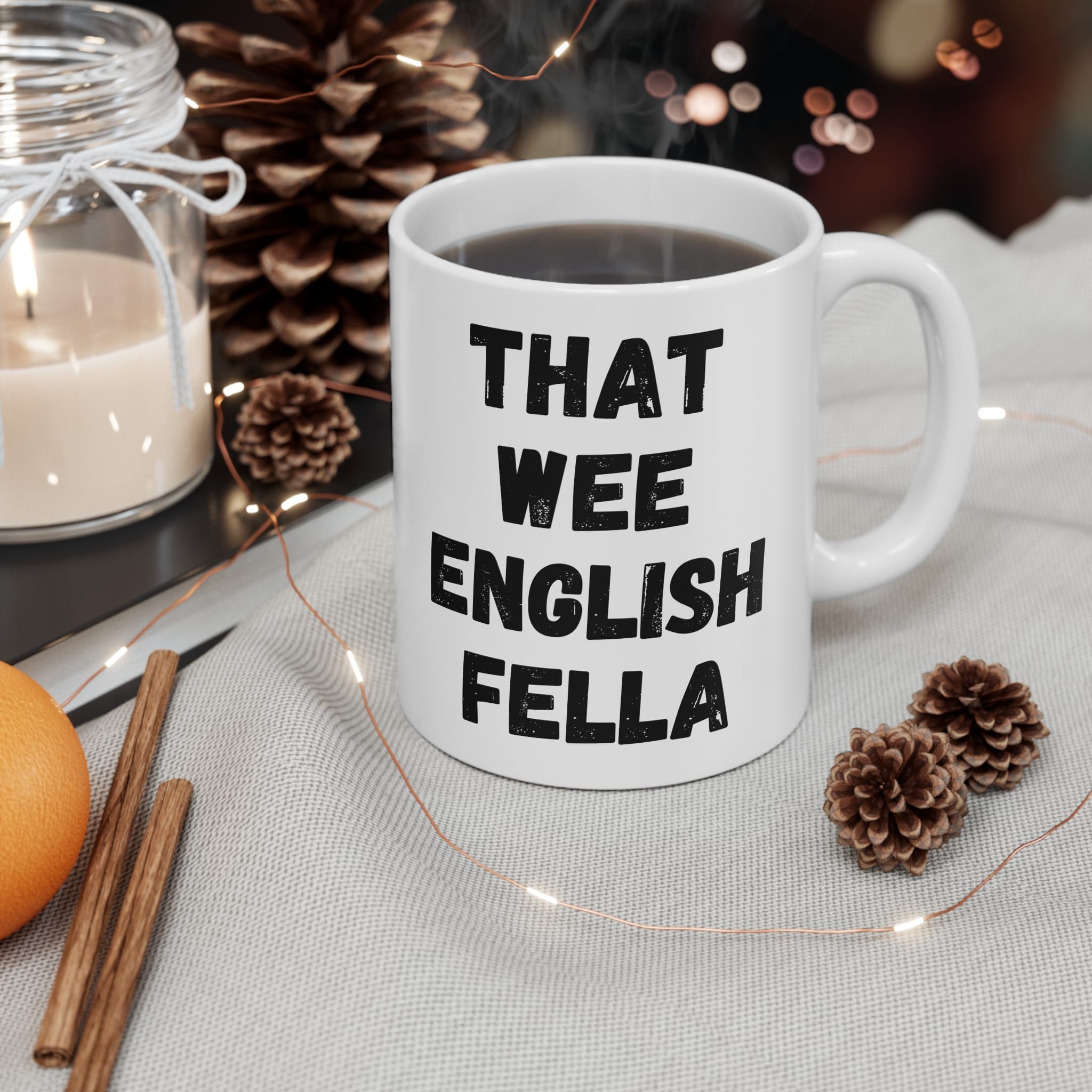That Wee English Fella Funny Mug by RudeCuppa