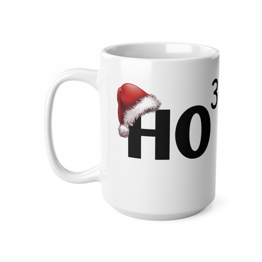 HO HO HO Christmas Mug - Ceramic Coffee Cups, 11oz, 15oz - Image 7