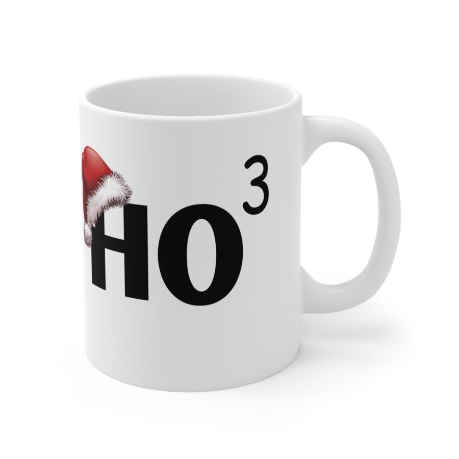 HO HO HO Christmas Mug - Ceramic Coffee Cups, 11oz, 15oz - Image 2