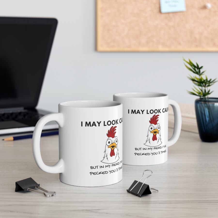 I May Look Calm - Ceramic Coffee Cups, 11oz, 15oz - Image 4