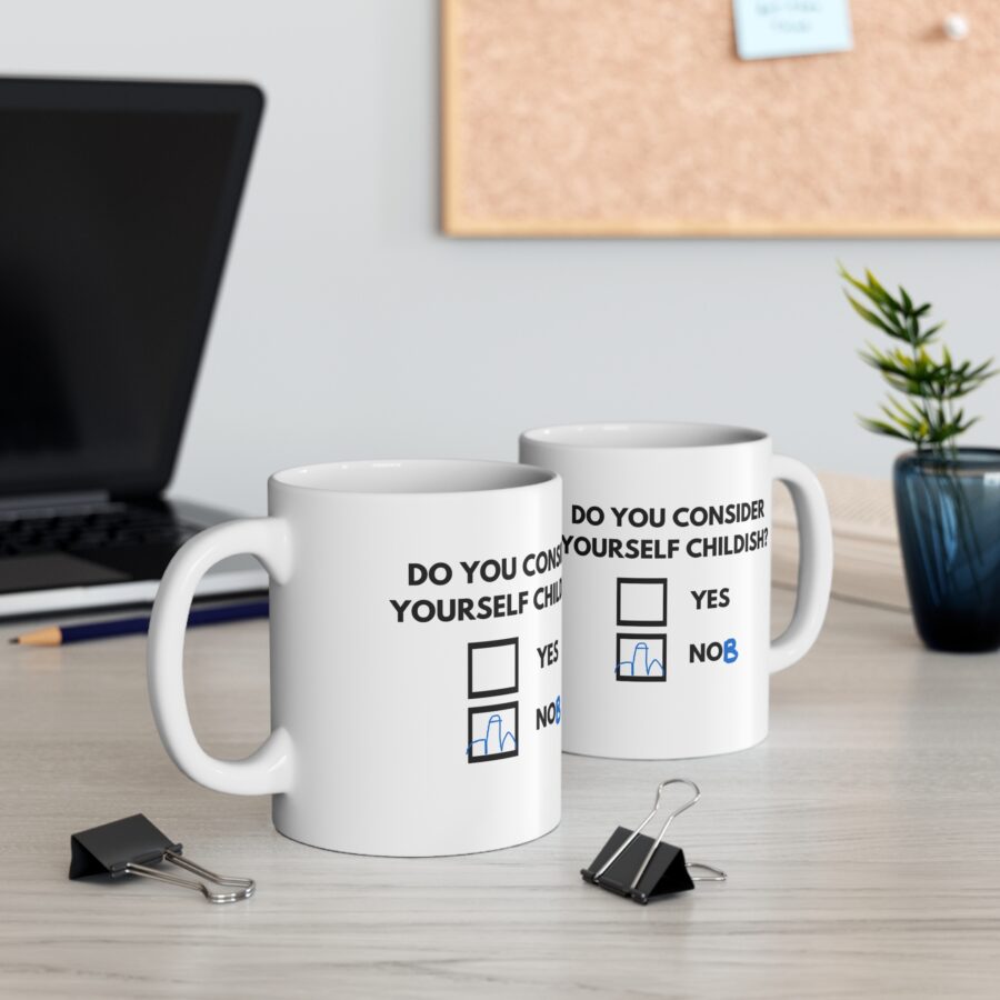 Do You Consider Yourself Childish - Ceramic Coffee Cups, 11oz, 15oz - Image 5