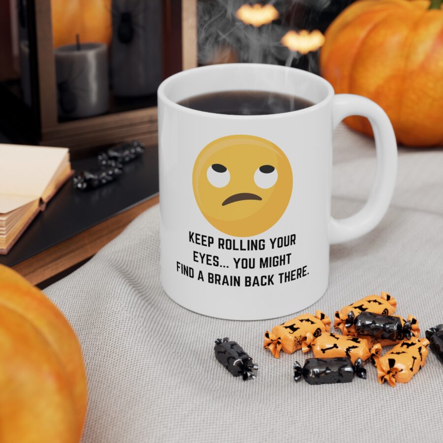 Keep Rolling Your Eyes - Ceramic Coffee Cups, 11oz, 15oz - Image 6