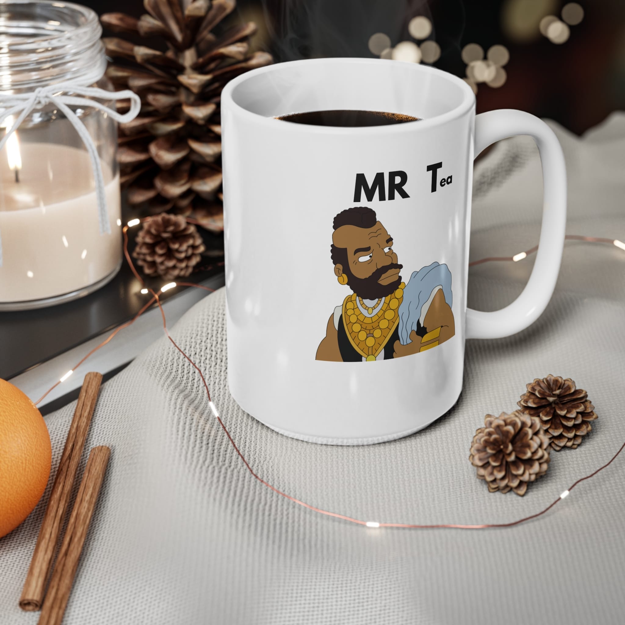 MR T Funny Mug by RudeCuppa