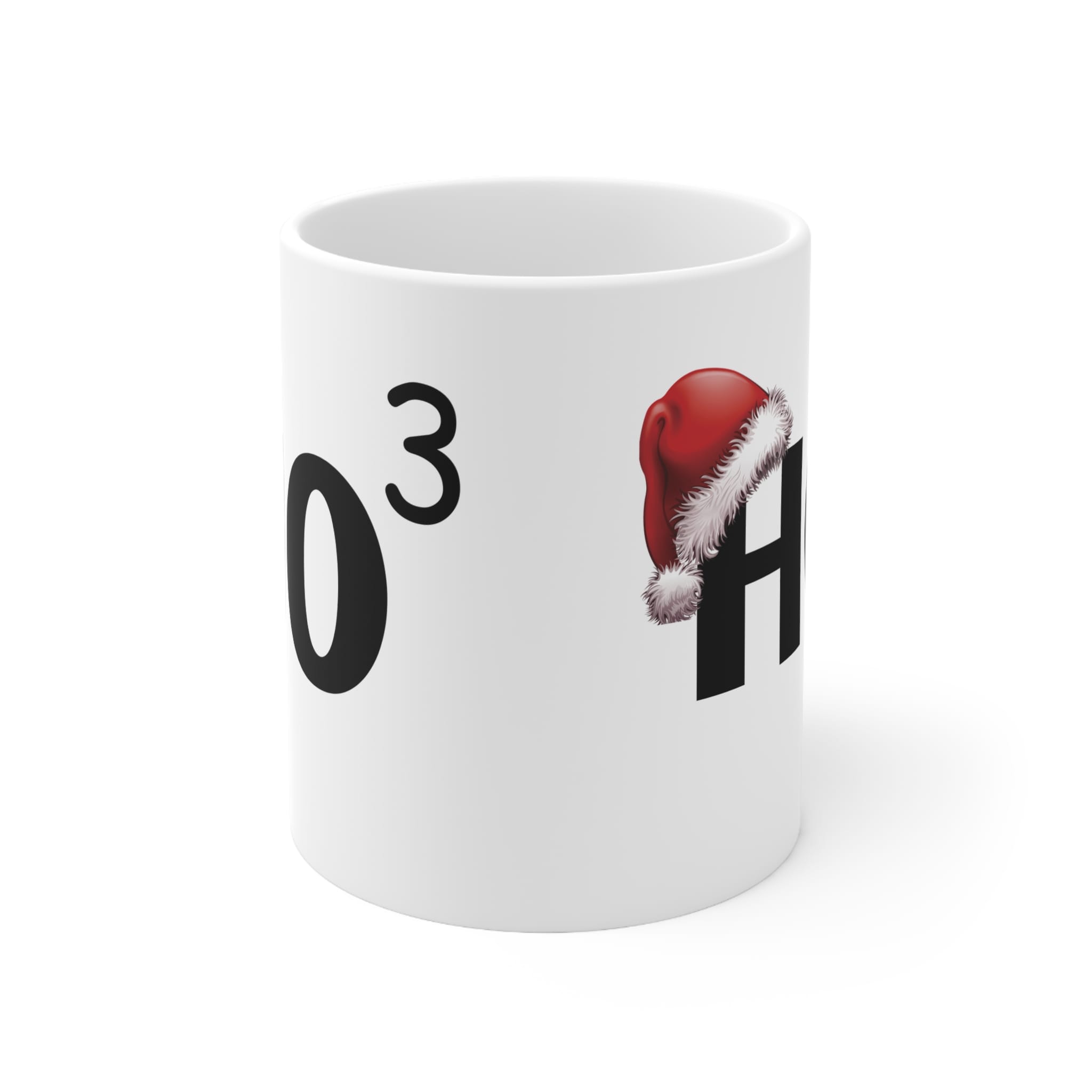 HO HO HO Funny Christmas Mug by RudeCuppa