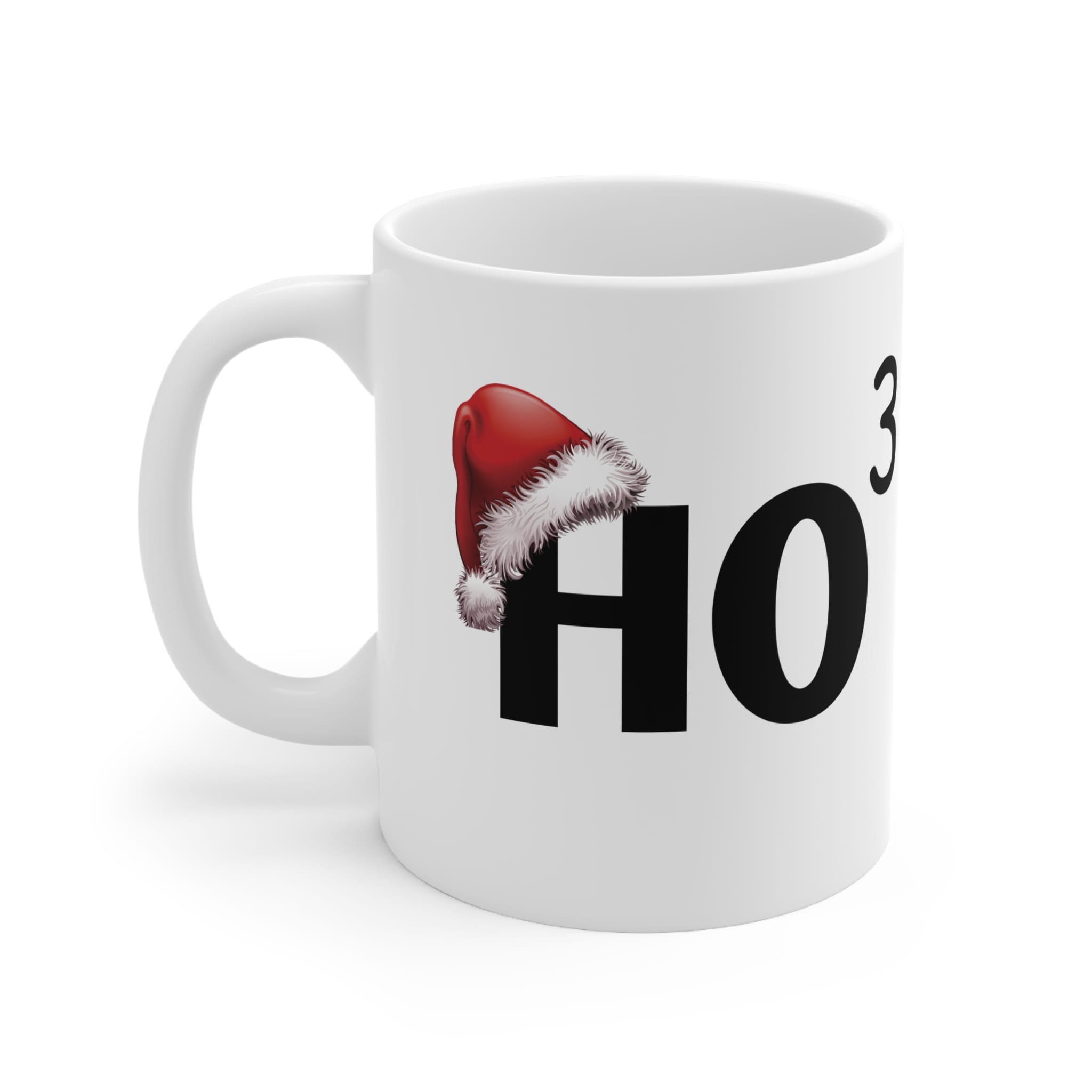 HO HO HO Funny Christmas Mug by RudeCuppa