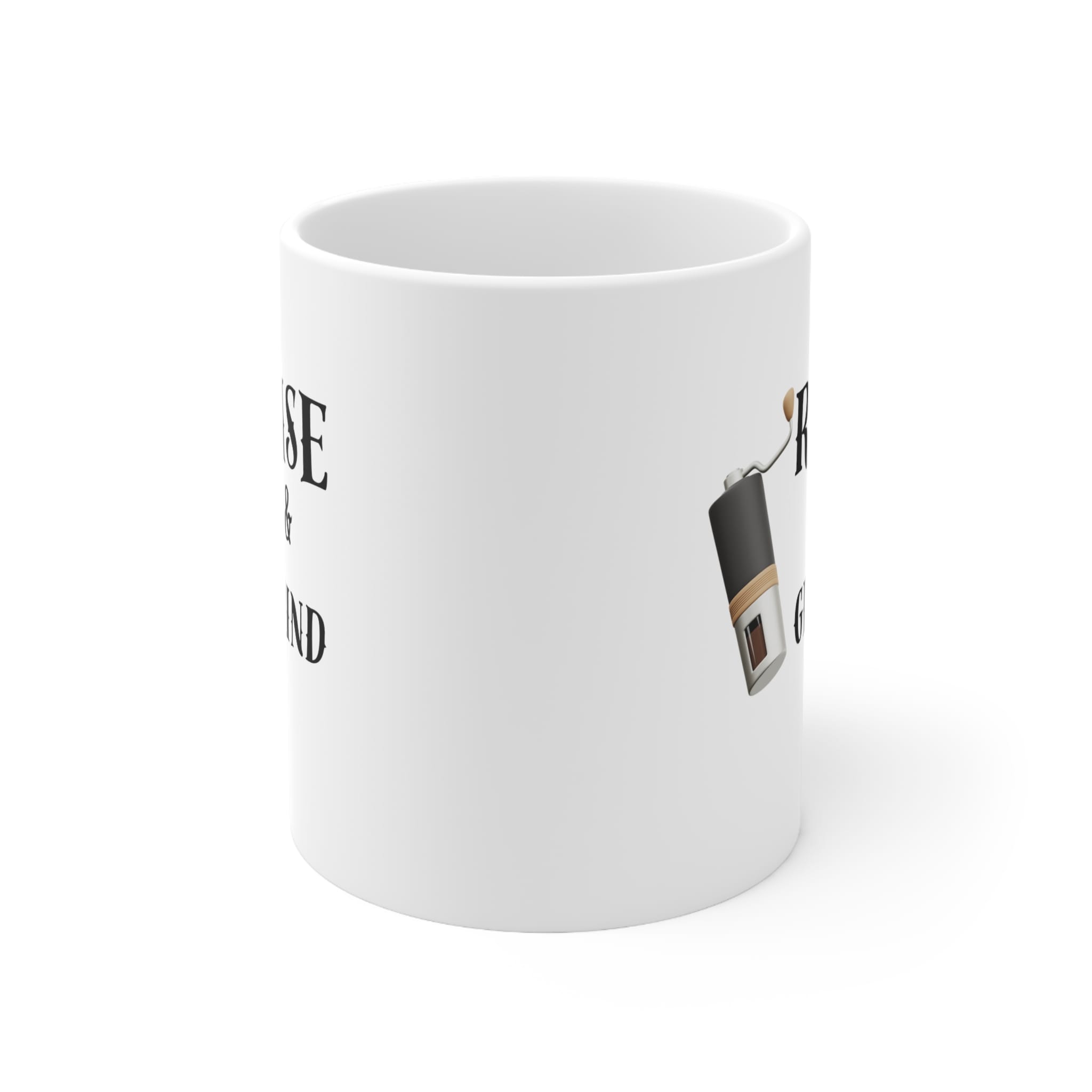 Rise And Grind Funny Mug by RudeCuppa