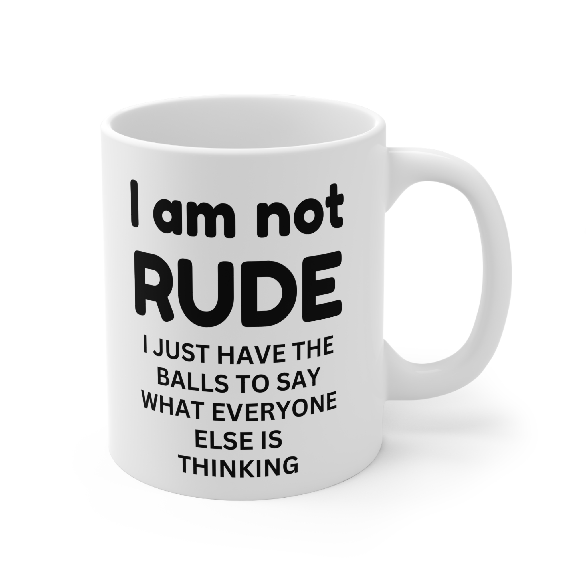 I Am Not Rude Mug - Ceramic Coffee Cups, 11oz, 15oz - Image 3