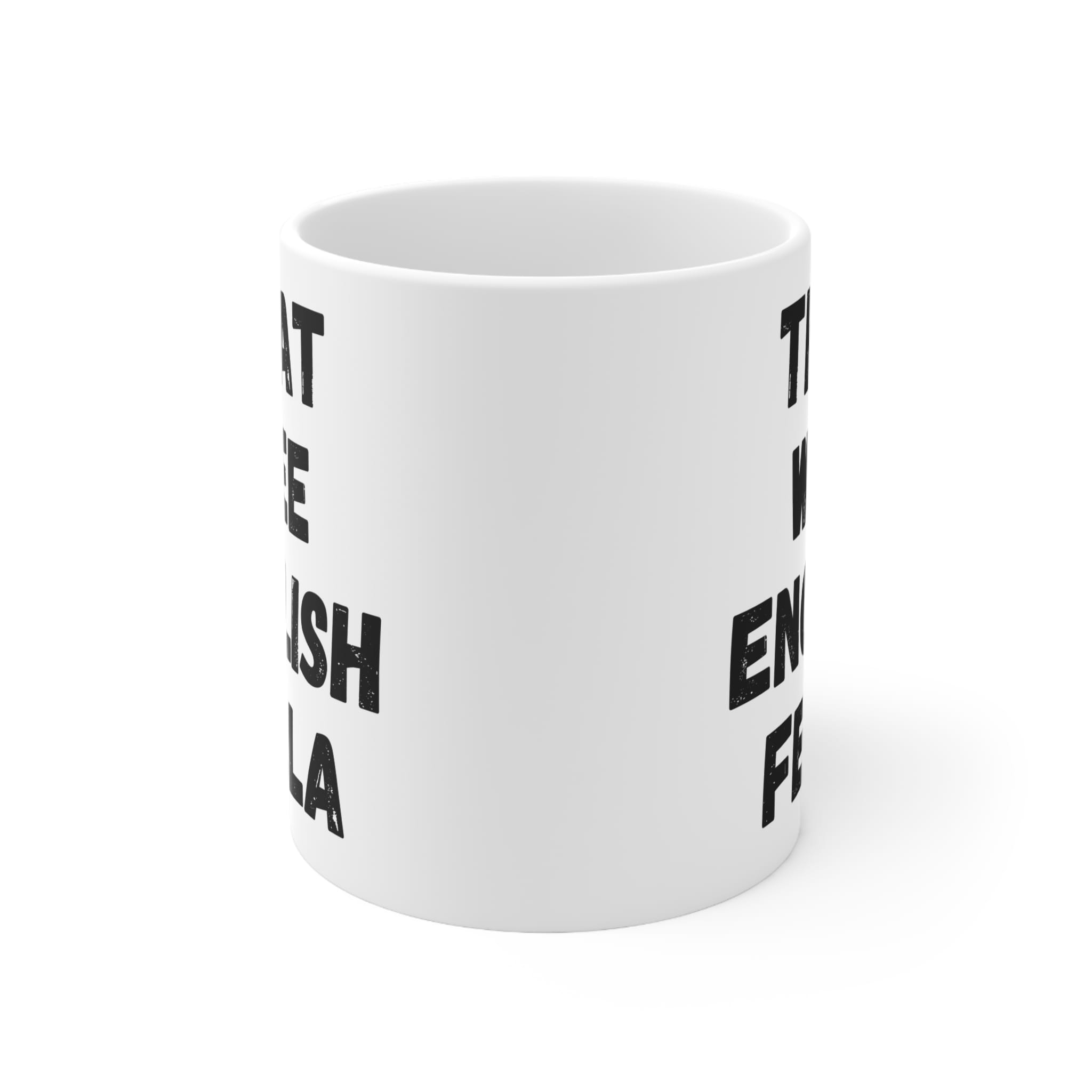 That Wee English Fella Funny Mug by RudeCuppa