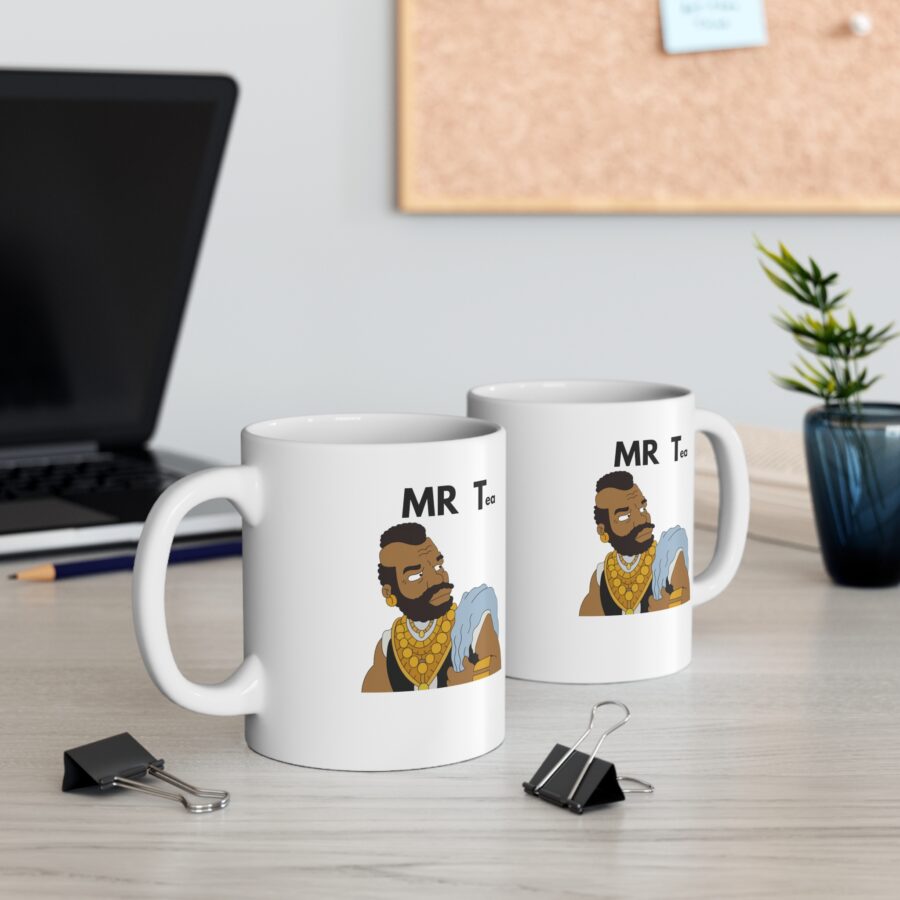 MR T - Ceramic Coffee Cups, 11oz, 15oz - Image 4