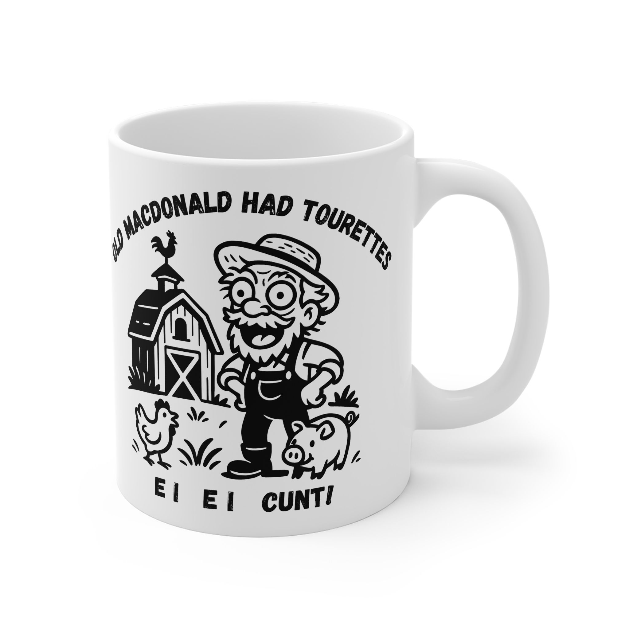 Old McDonald Mug - 11oz White Mug - Image 3