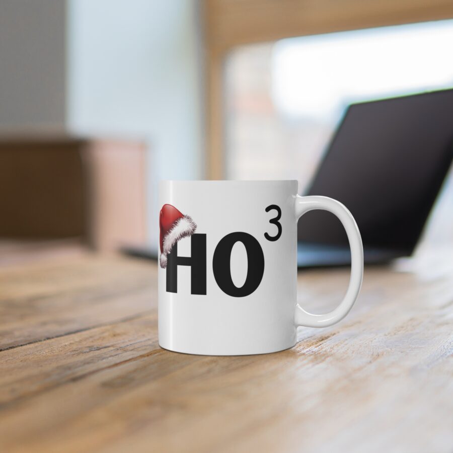 HO HO HO Christmas Mug - Ceramic Coffee Cups, 11oz, 15oz - Image 5