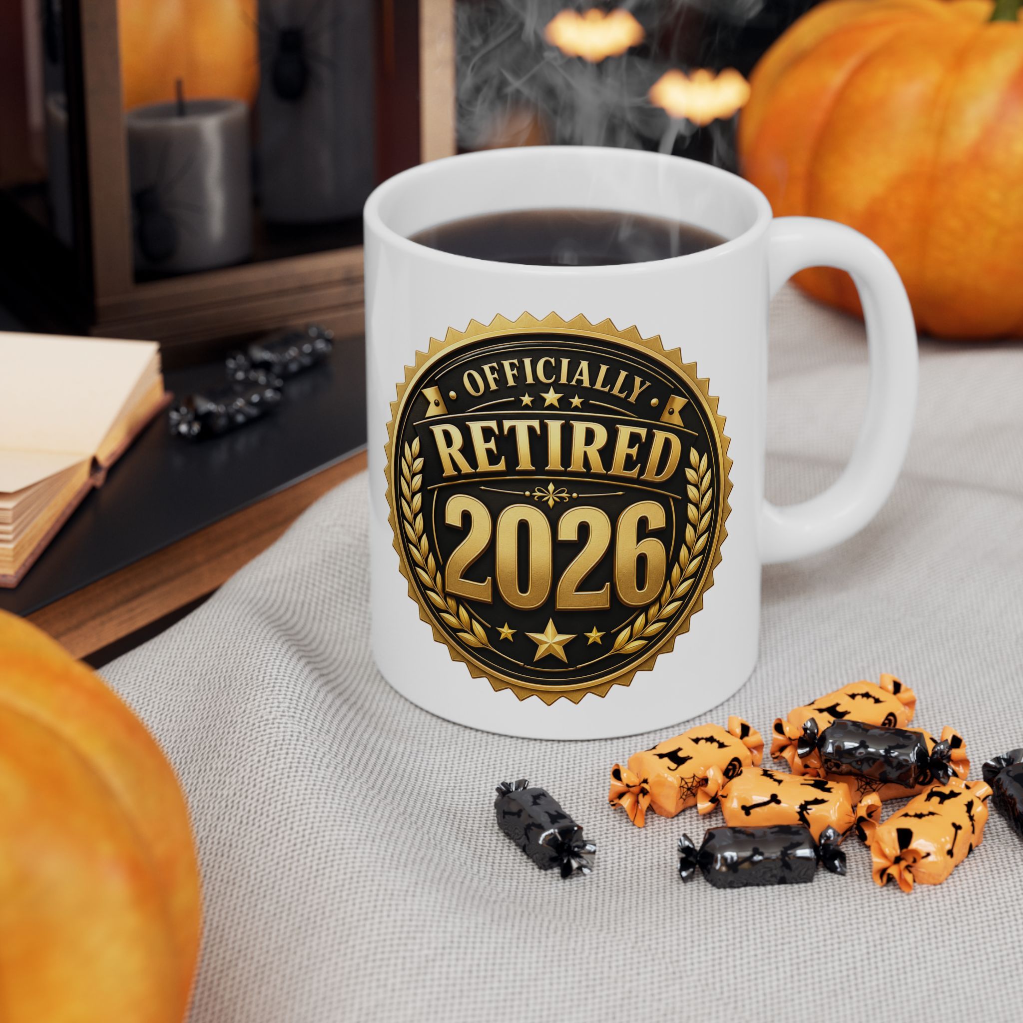 Officially Retired 2026 - Funny Retirement Ceramic Mug, (11oz, 15oz) - Image 5