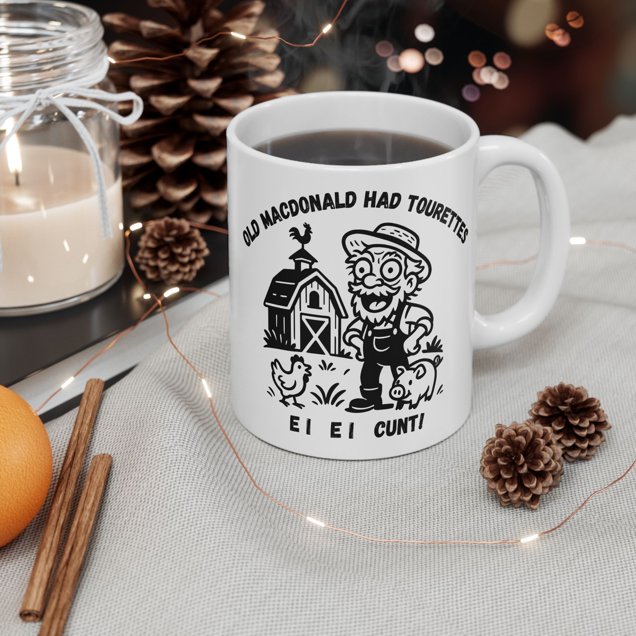 Old McDonald Mug - 11oz White Mug - Image 4