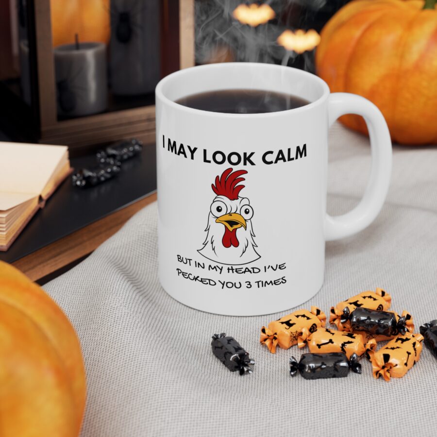 I May Look Calm - Ceramic Coffee Cups, 11oz, 15oz - Image 6