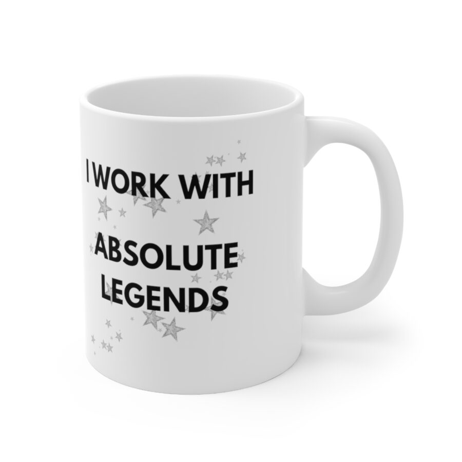 I work with Absolute Legends - Ceramic Coffee Cups, 11oz, 15oz