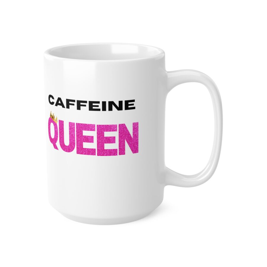 Caffeine Queen - Ceramic Coffee Cups, 11oz, 15oz - Image 7