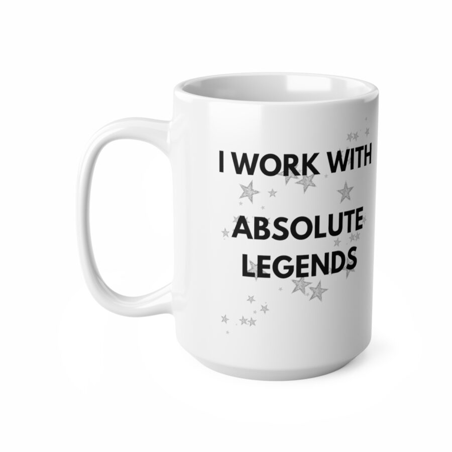 I work with Absolute Legends - Ceramic Coffee Cups, 11oz, 15oz - Image 7