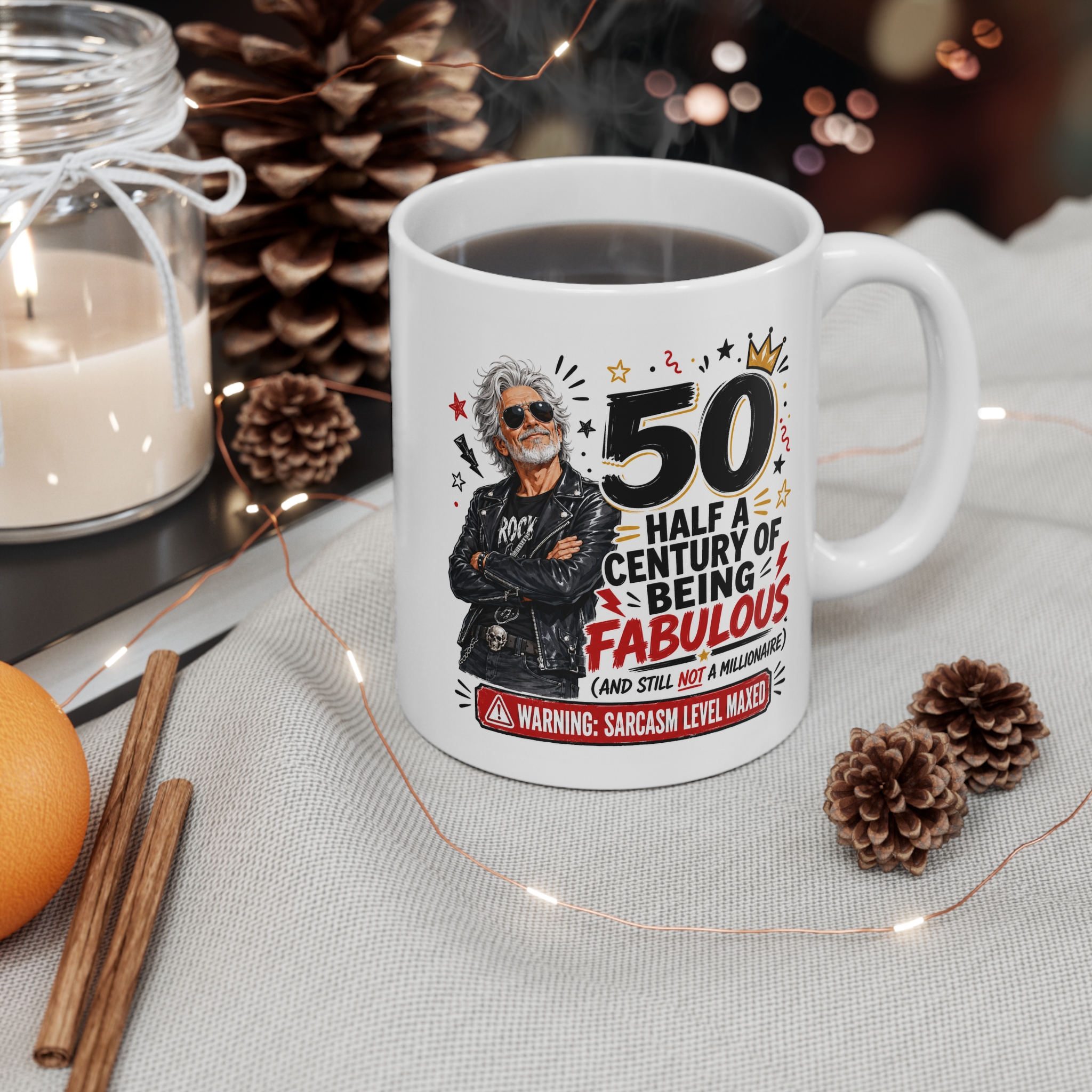 50th Birthday Funny Mug - Image 3