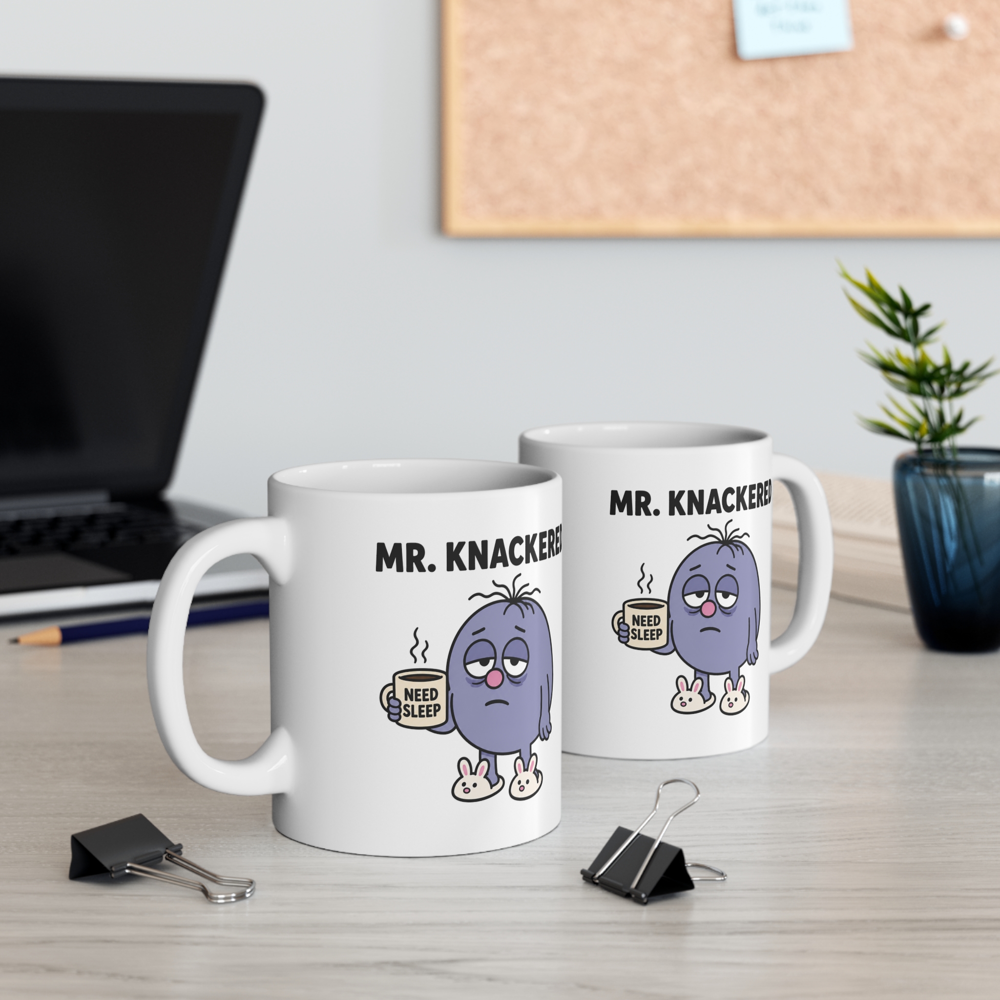 Mr. Knackered Funny Mug - Image 4