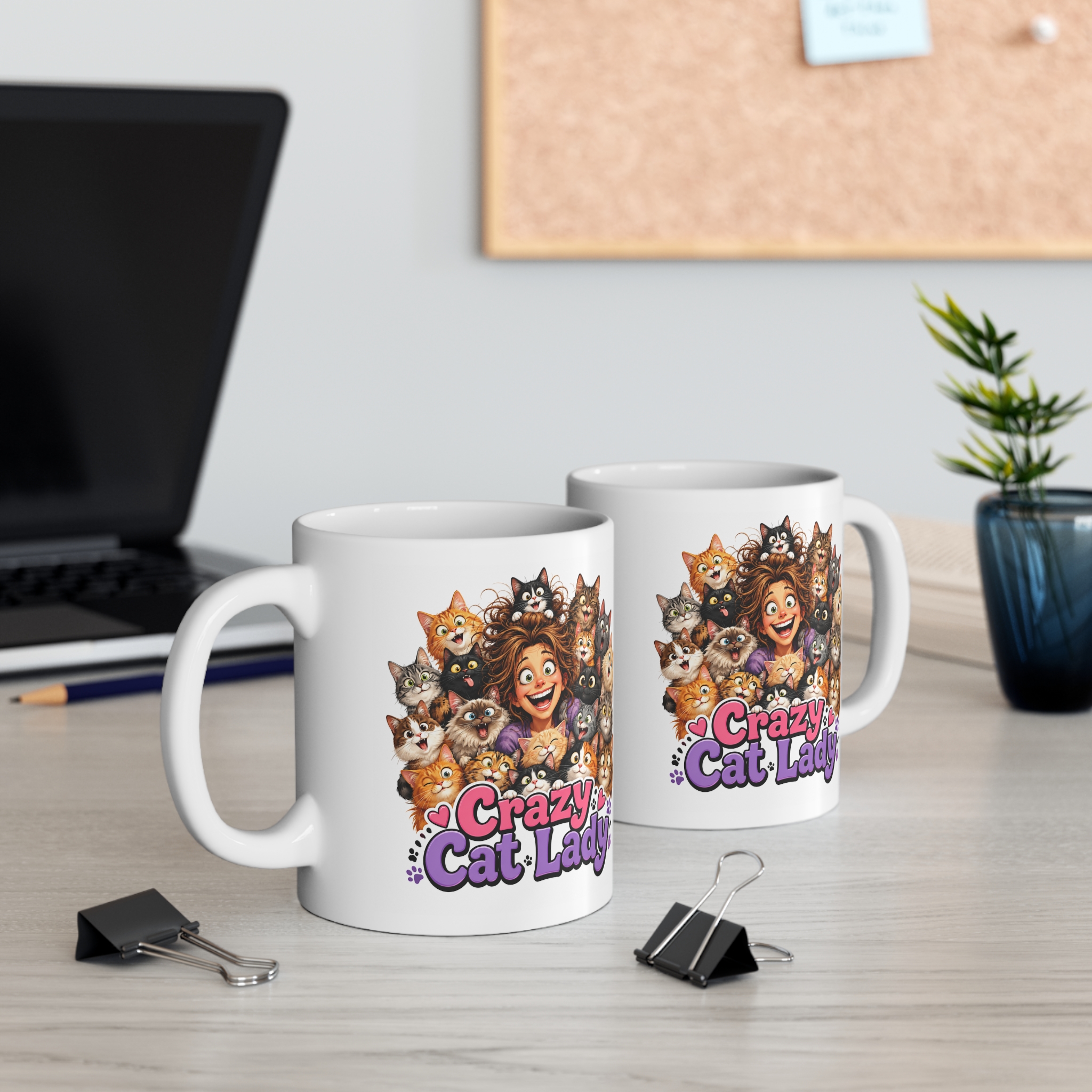 Crazy Cat Lady Mug | Funny Gift for Cat Lovers - Image 4