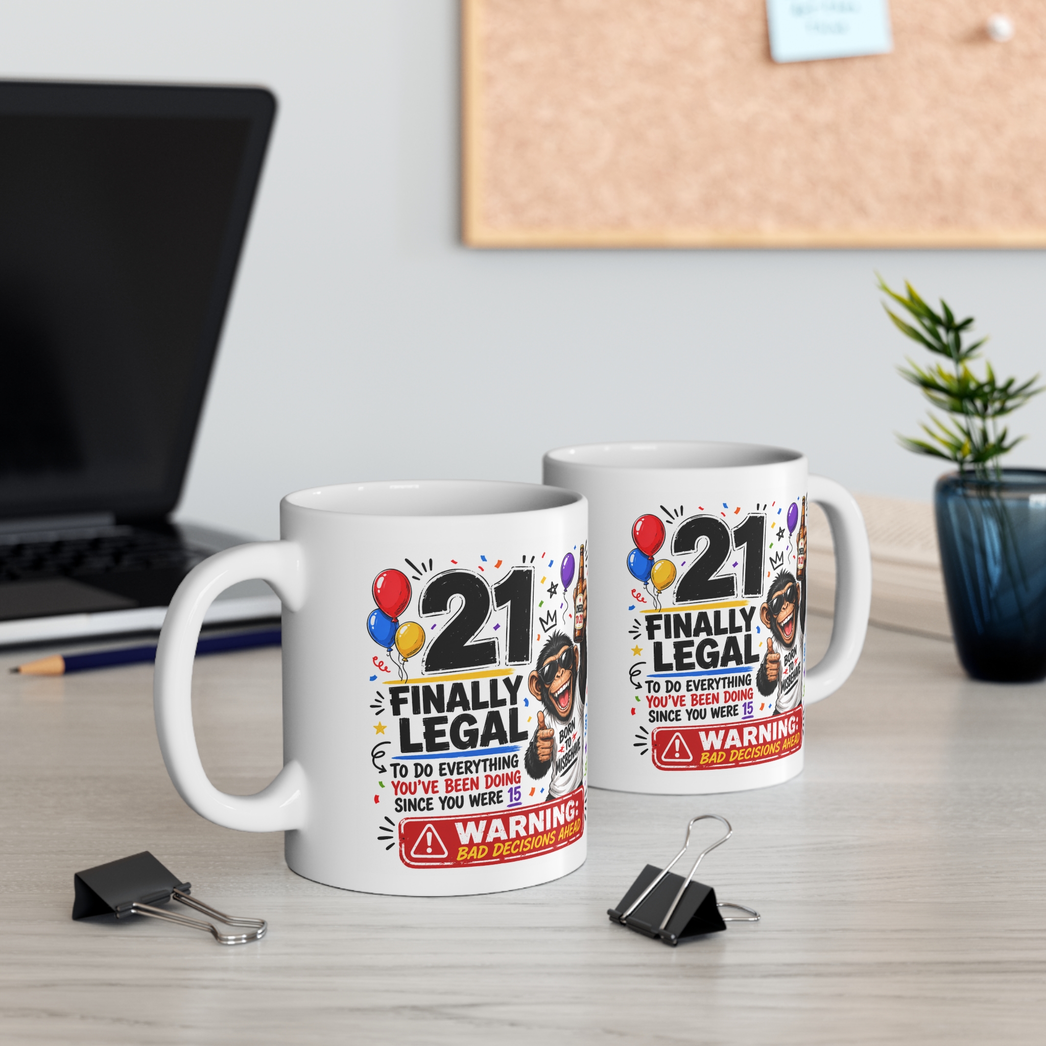 21st Birthday Funny Mug - Image 4