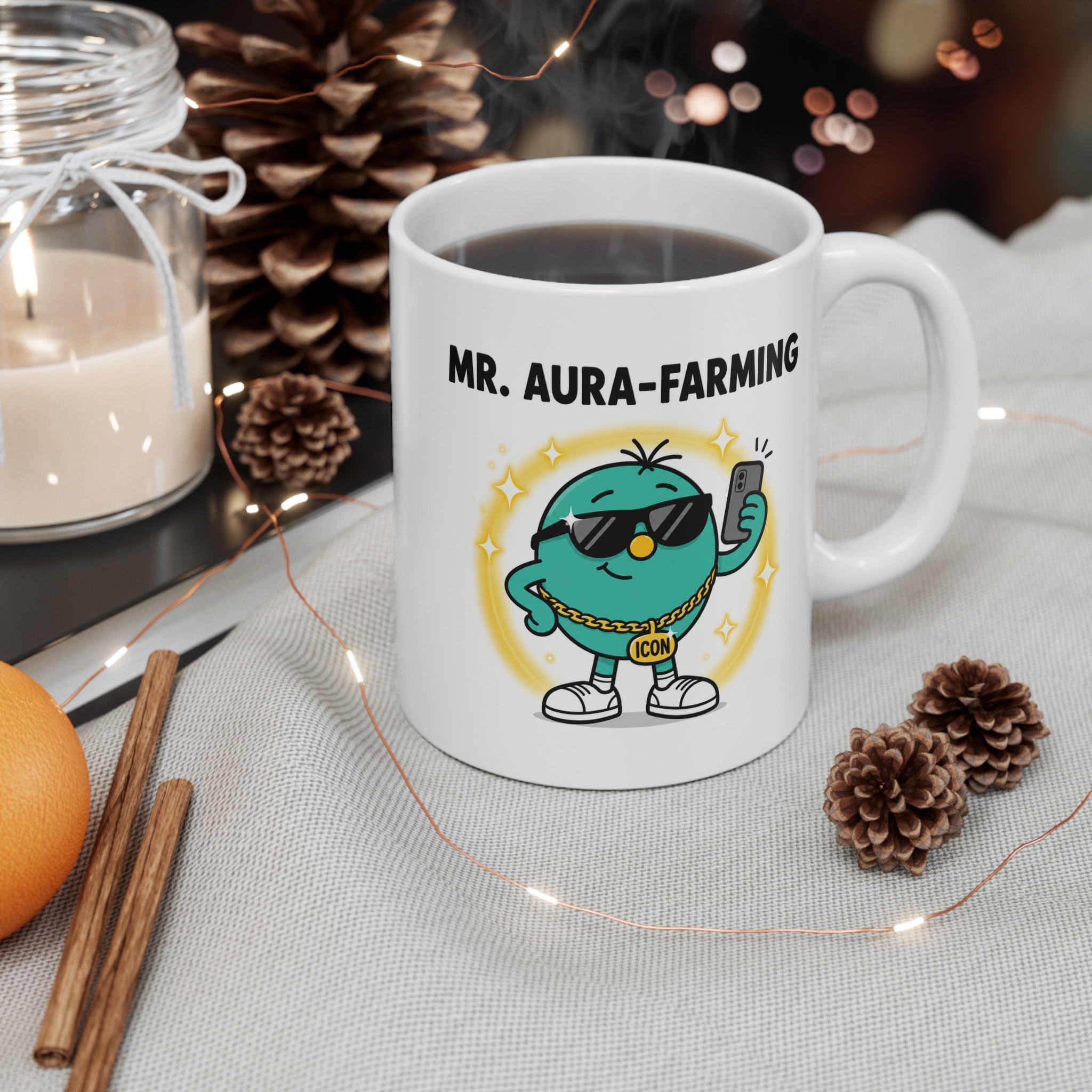 Mr. Aura-Farming Funny Mug - Image 3