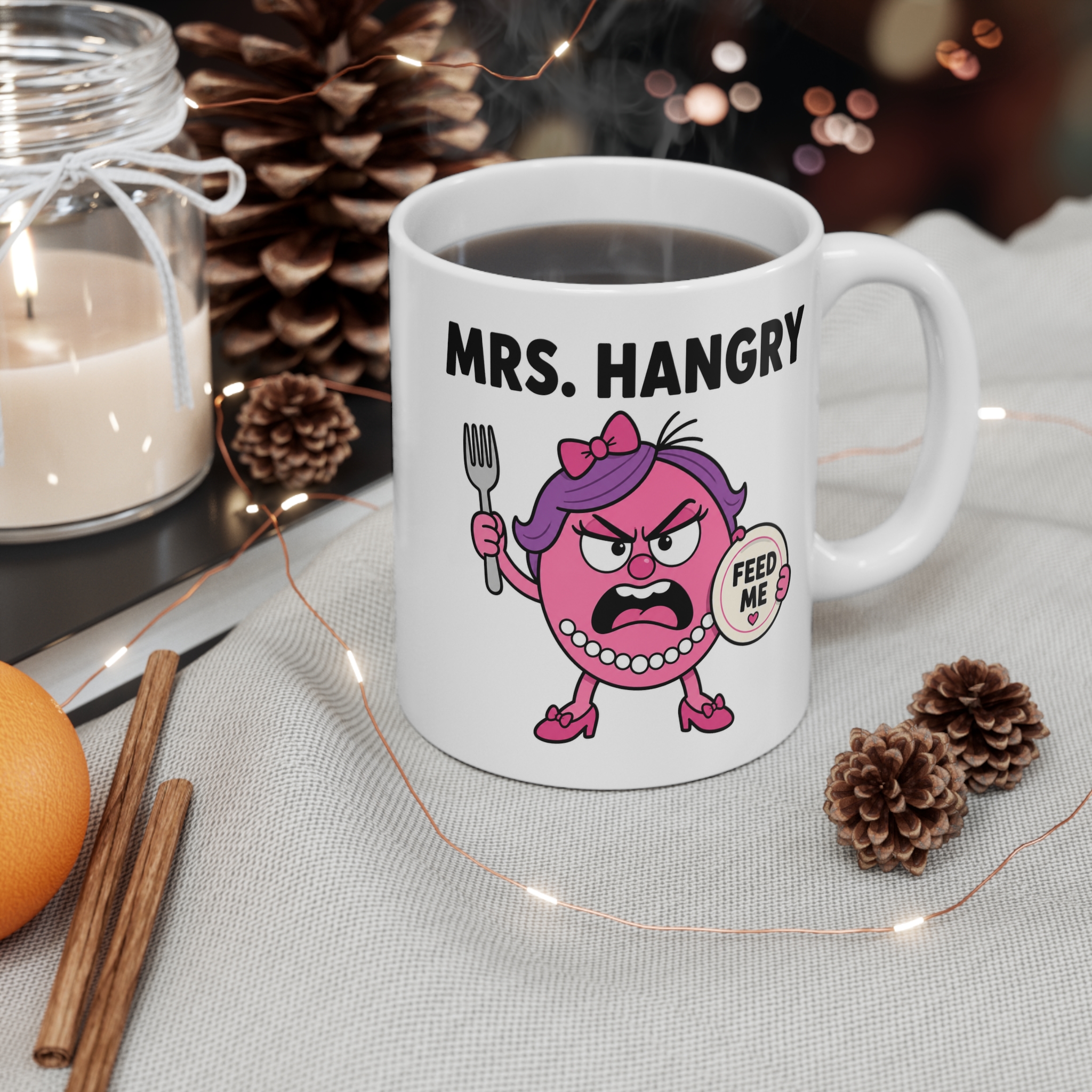 Mrs. Hangry Funny Mug - Image 3