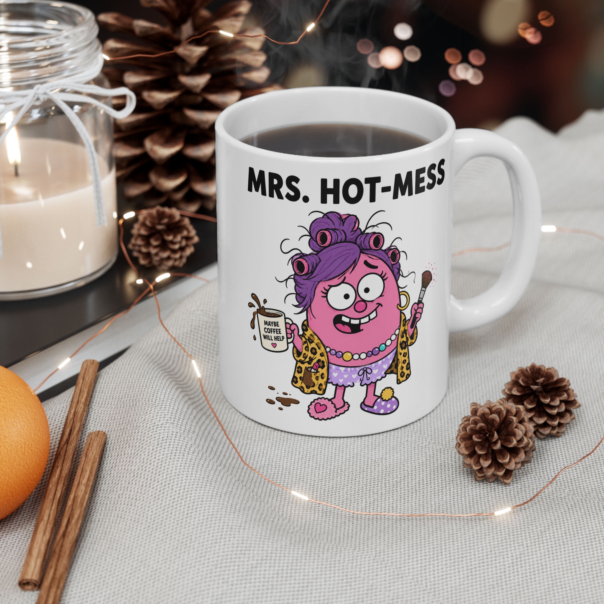 Mrs. Hot-Mess Funny Mug - Image 3