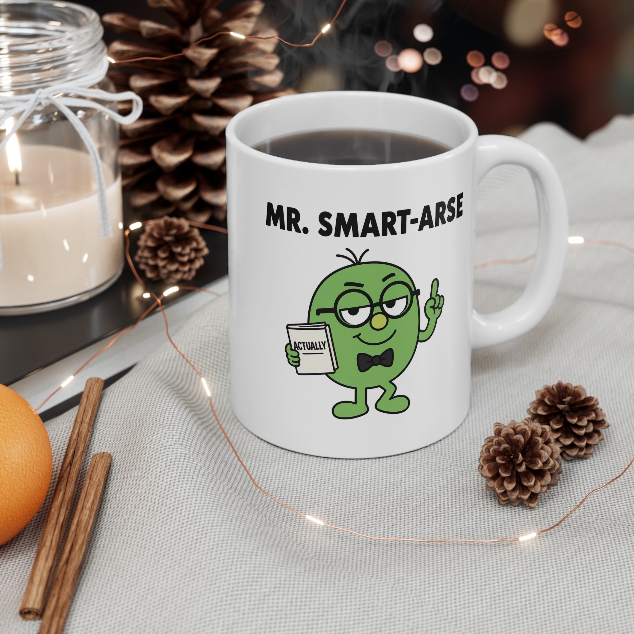 Mr. Smart-Arse Funny Mug - Image 3