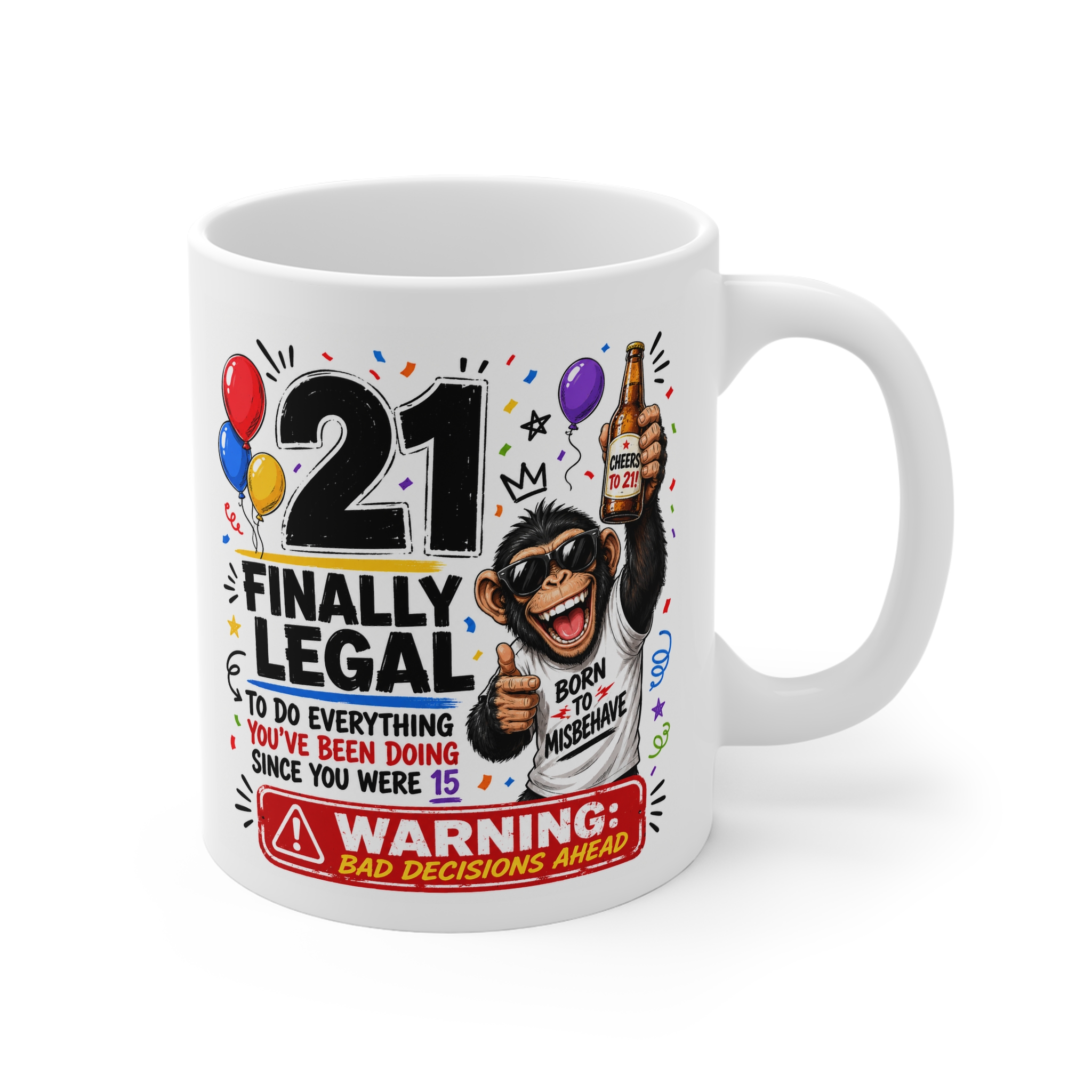 21st Birthday Funny Mug - Image 2