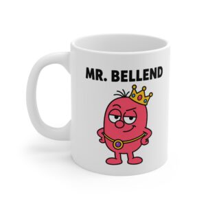 Mr. Bellend funny character mug by RudeCuppa
