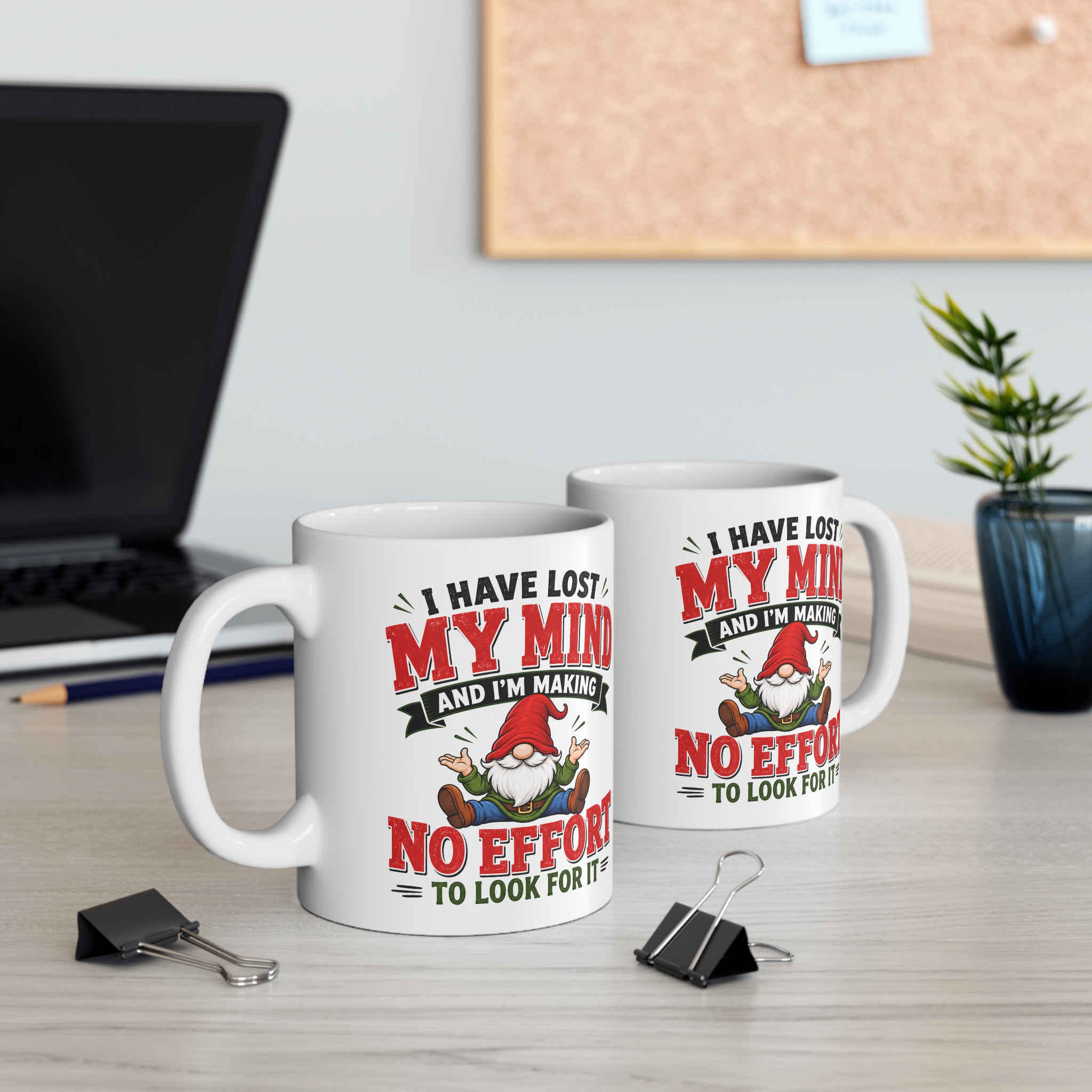 I've Lost My Mind Gnome Mug - Image 4