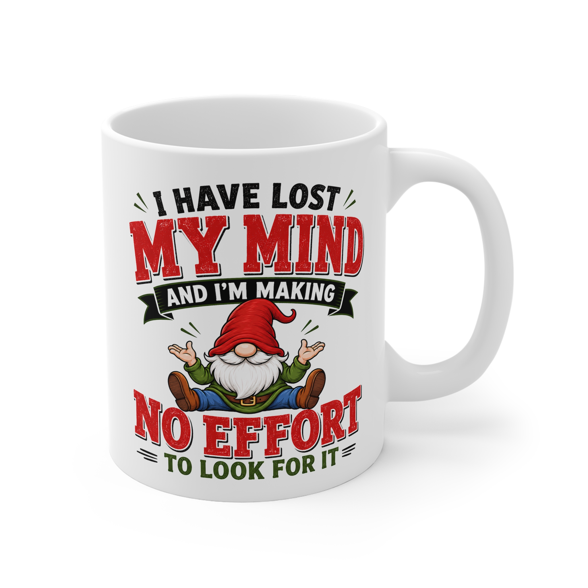 I've Lost My Mind Gnome Mug - Image 2