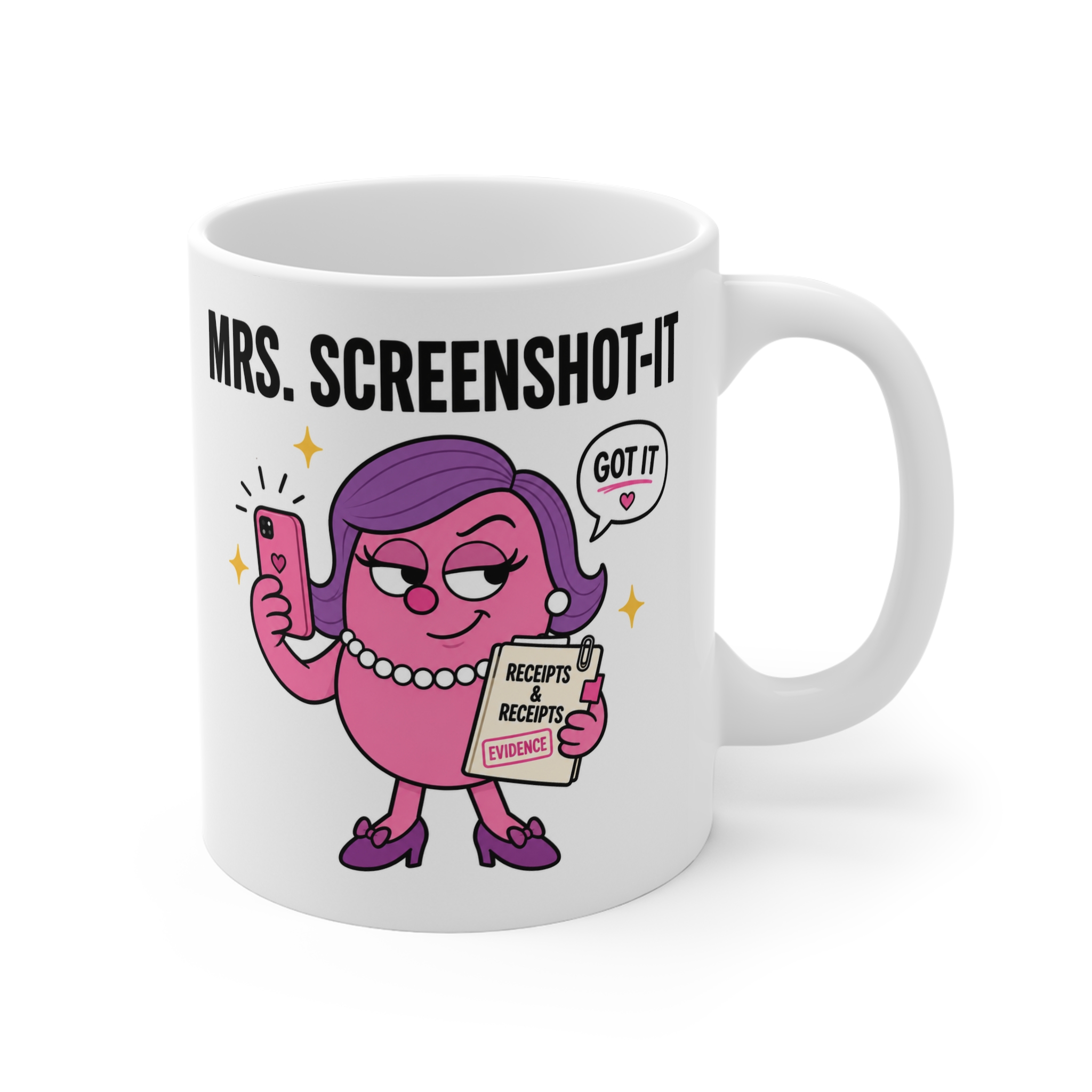 Mrs. Screenshot It Funny Mug - Image 2