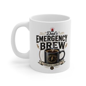 Dad’s Emergency Brew Funny Dad Mug