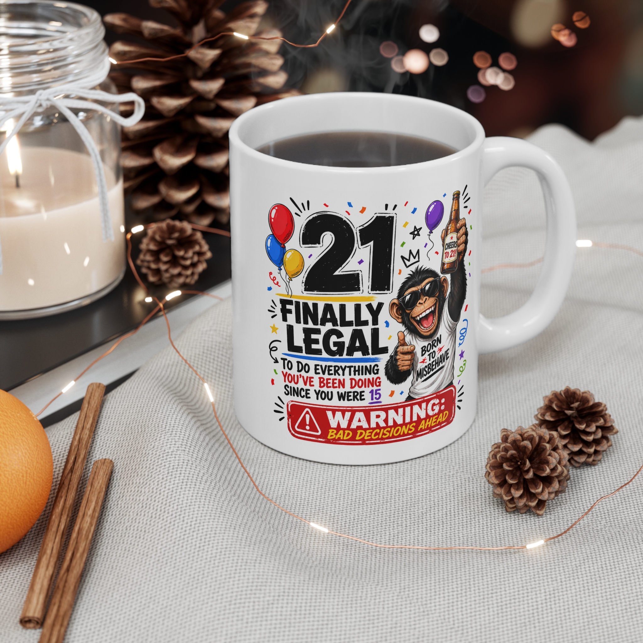 21st Birthday Funny Mug - Image 3