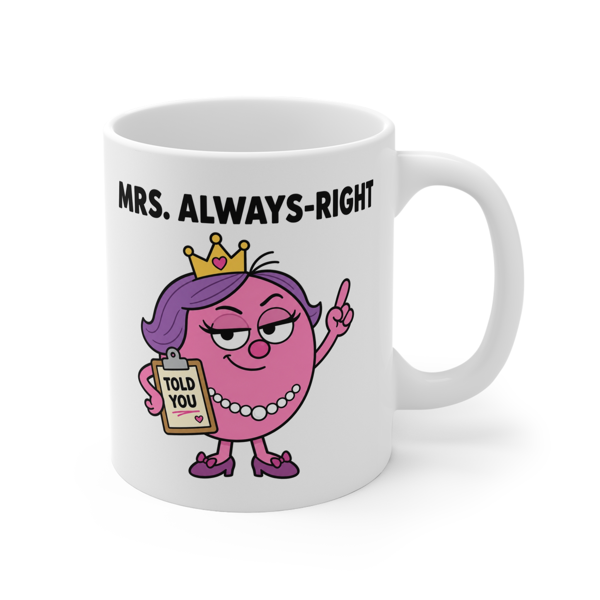 Mrs. Always-Right Funny Mug - Image 2