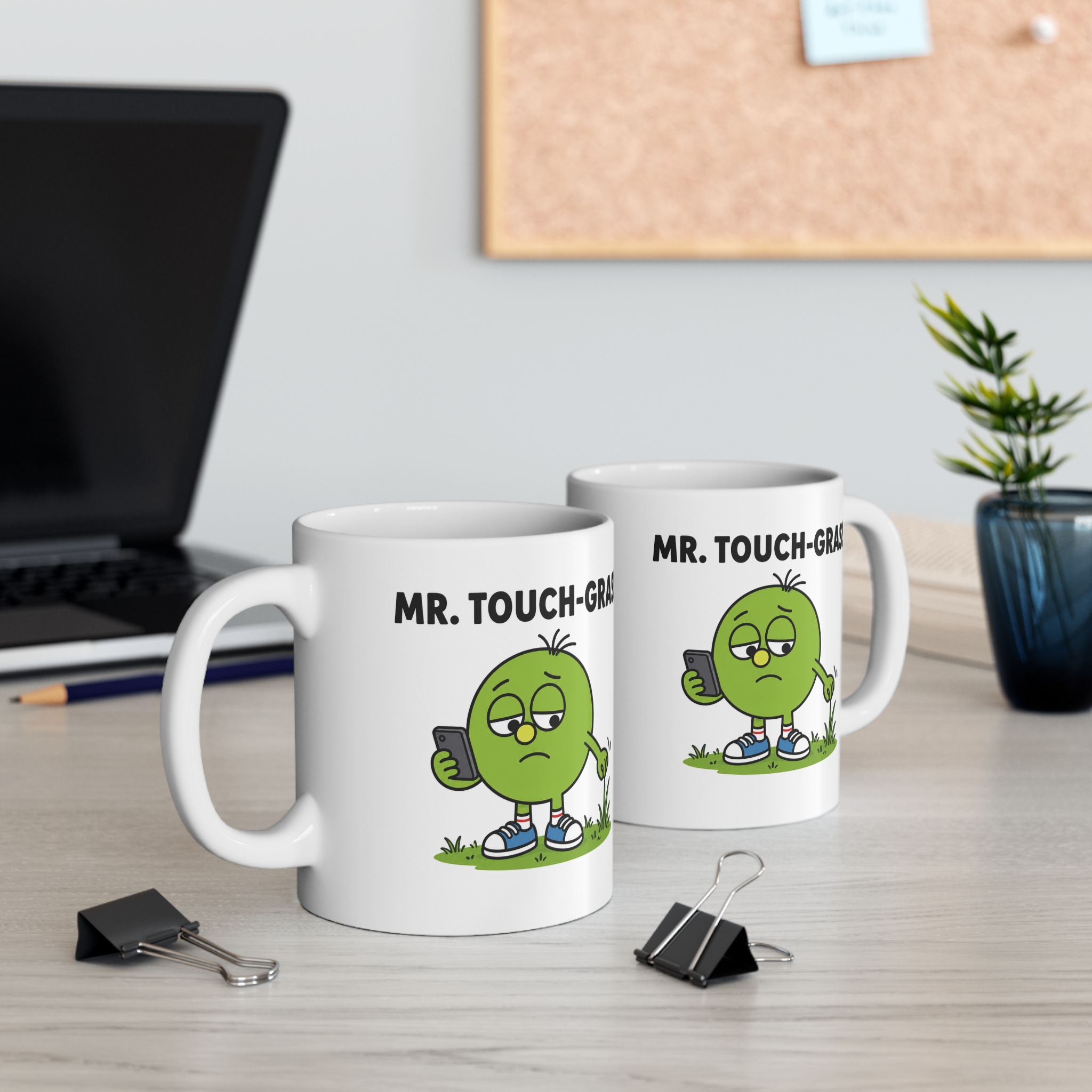 Mr. Touch-Grass Funny Mug - Image 4