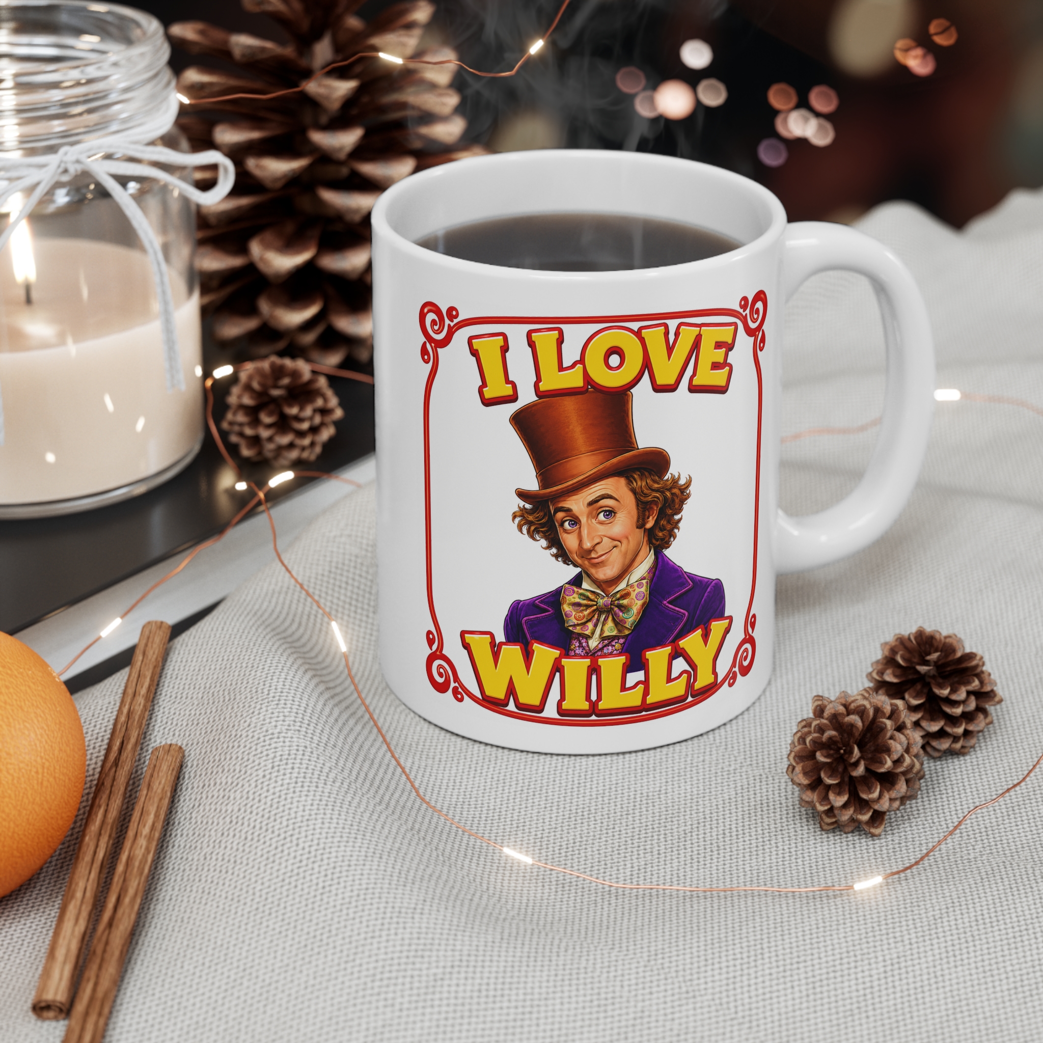 I Love Willy Funny Mug - Image 3