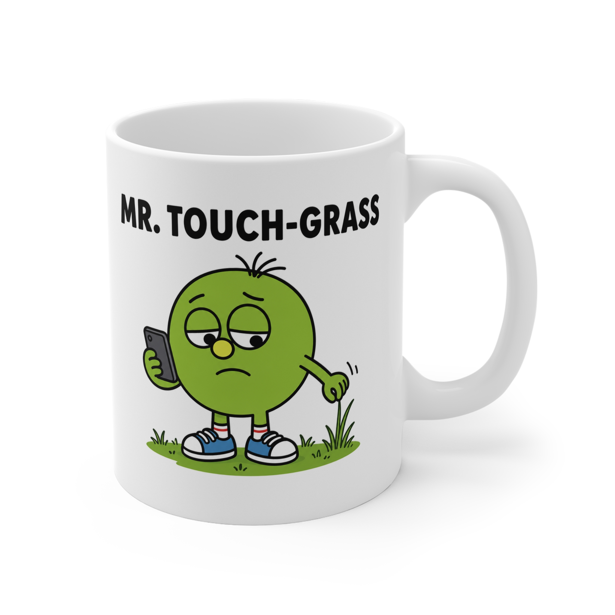 Mr. Touch-Grass Funny Mug - Image 2