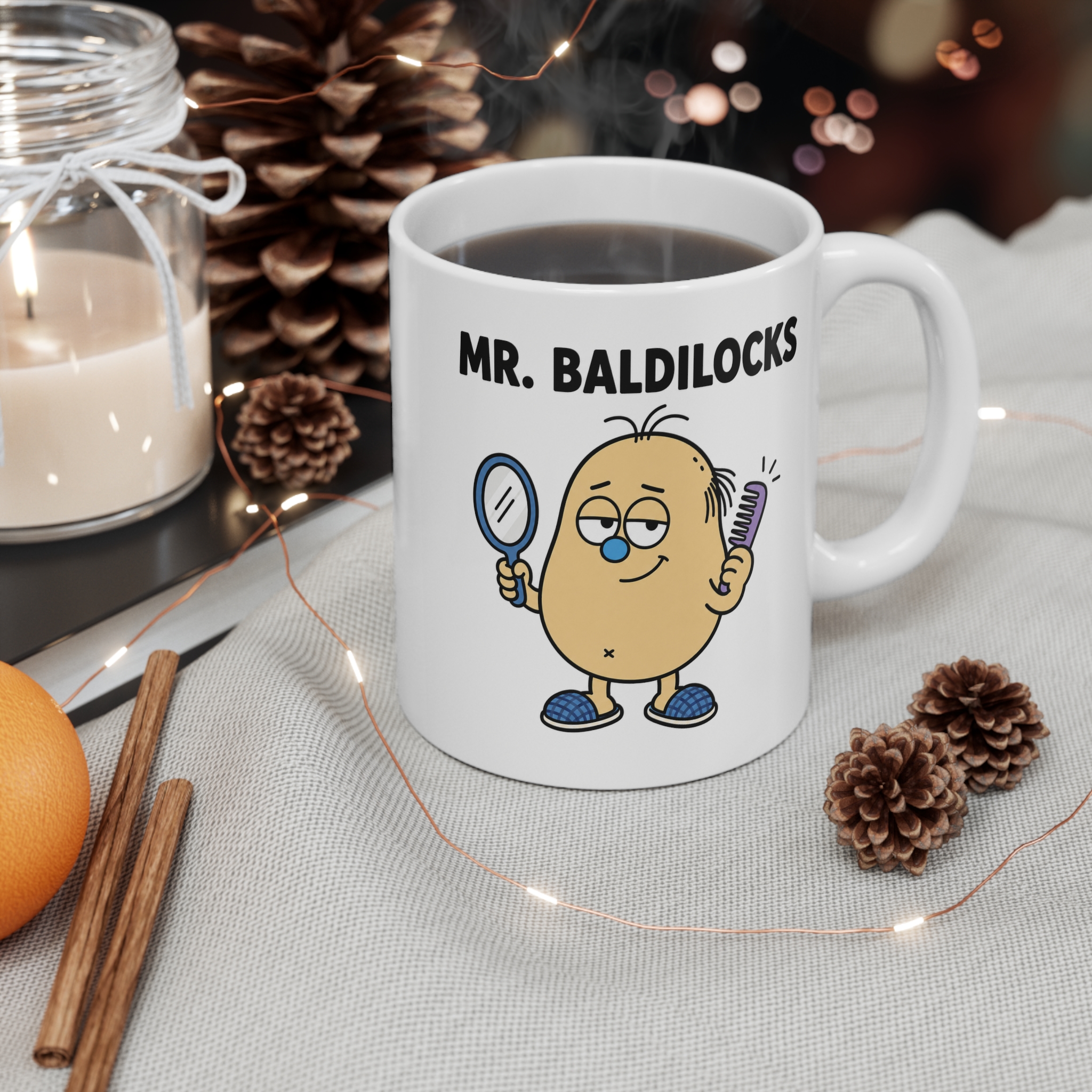 Mr. Baldilocks Funny Mug - Image 3