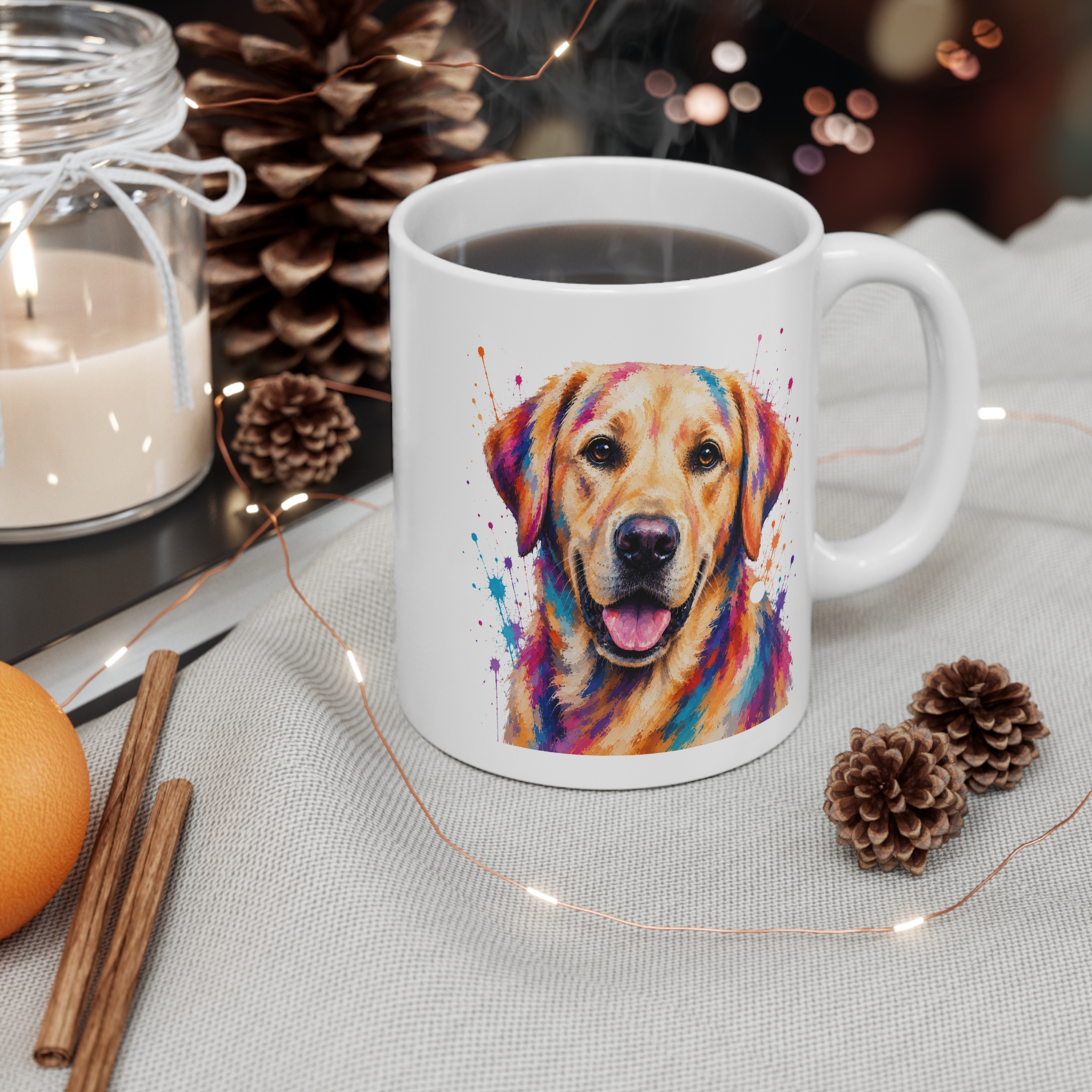 Labrador Retriever Colour Splash Mug | Dog Lover Gift - Image 3