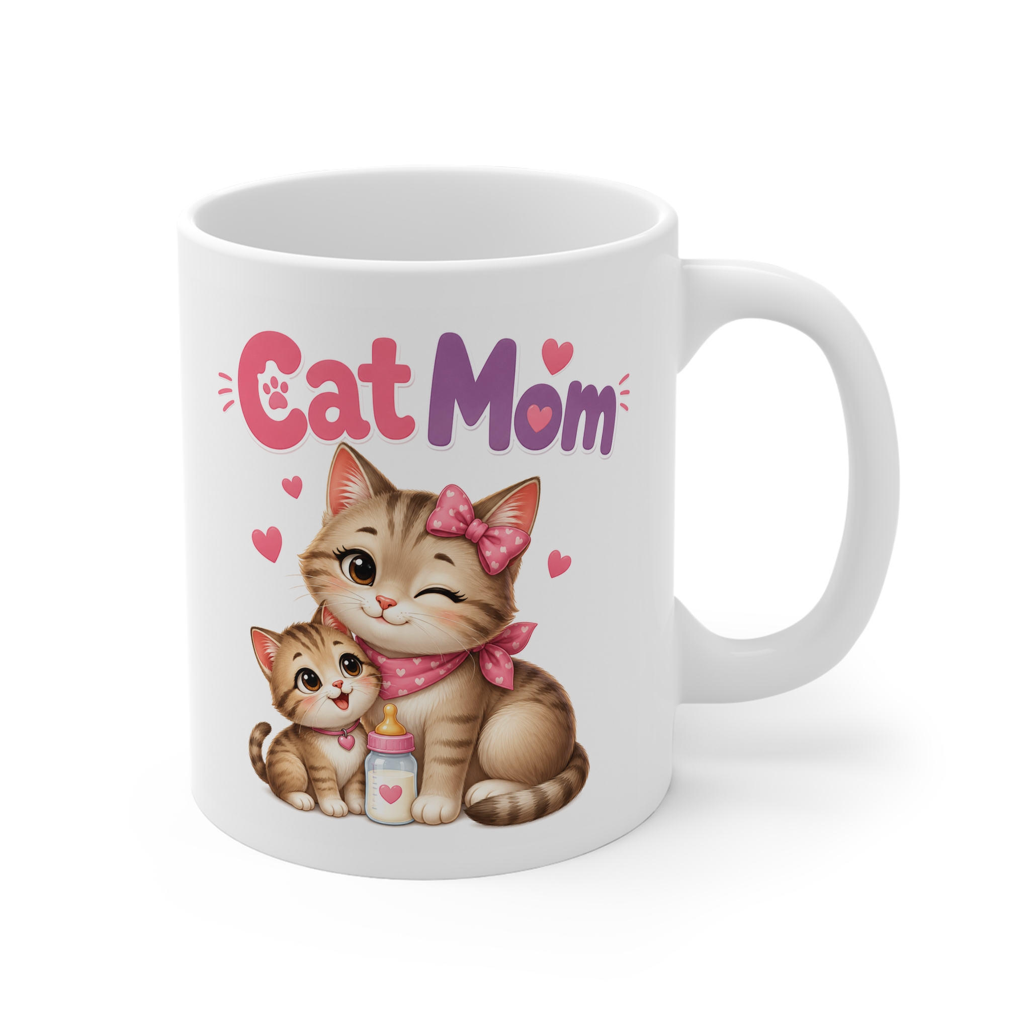 Cat Mum Mug | Sweet Funny Gift for Cat Lovers - Image 2